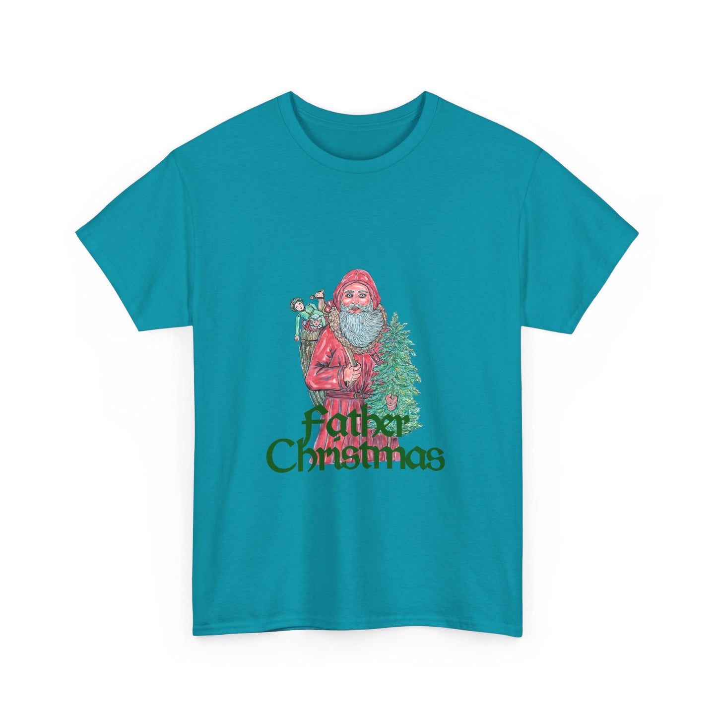 Father Christmas Unisex Heavy Cotton Tee