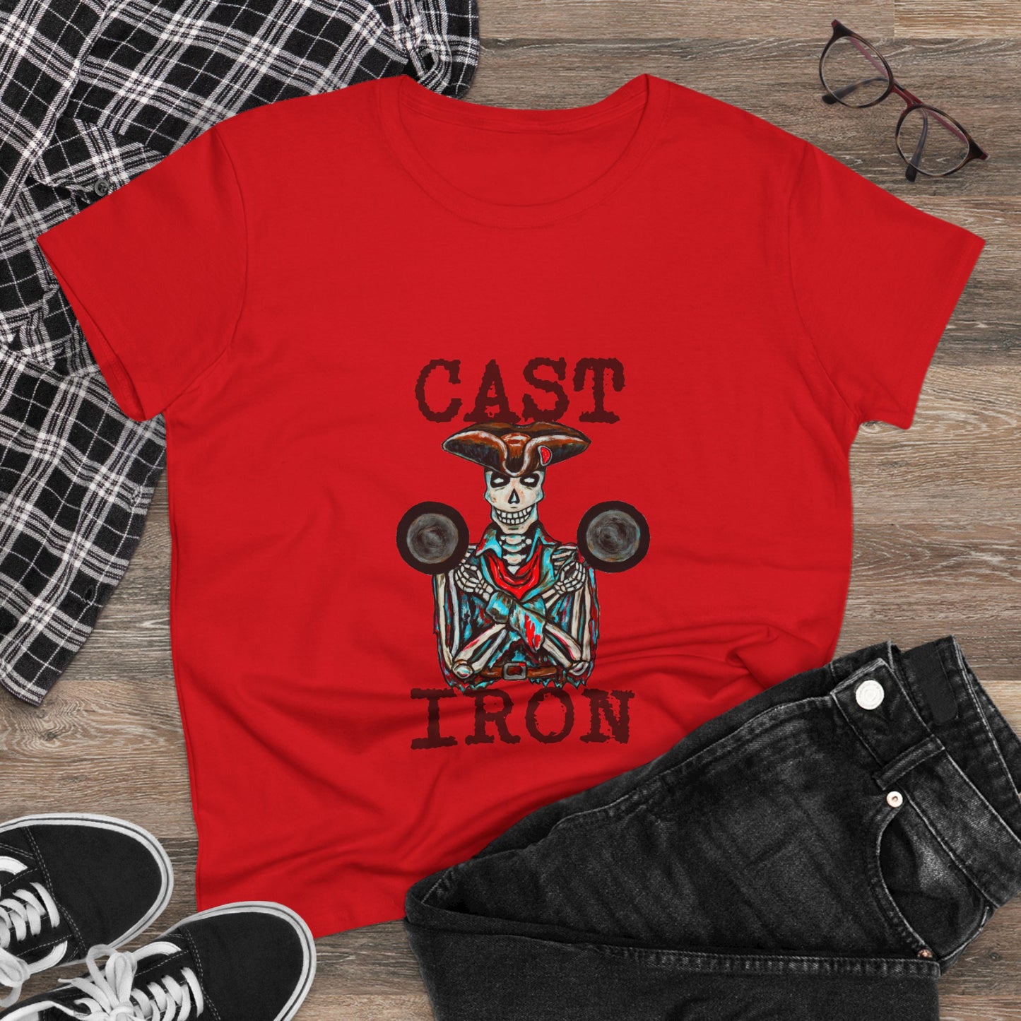 Cast Iron Women's Midweight Cotton Tee
