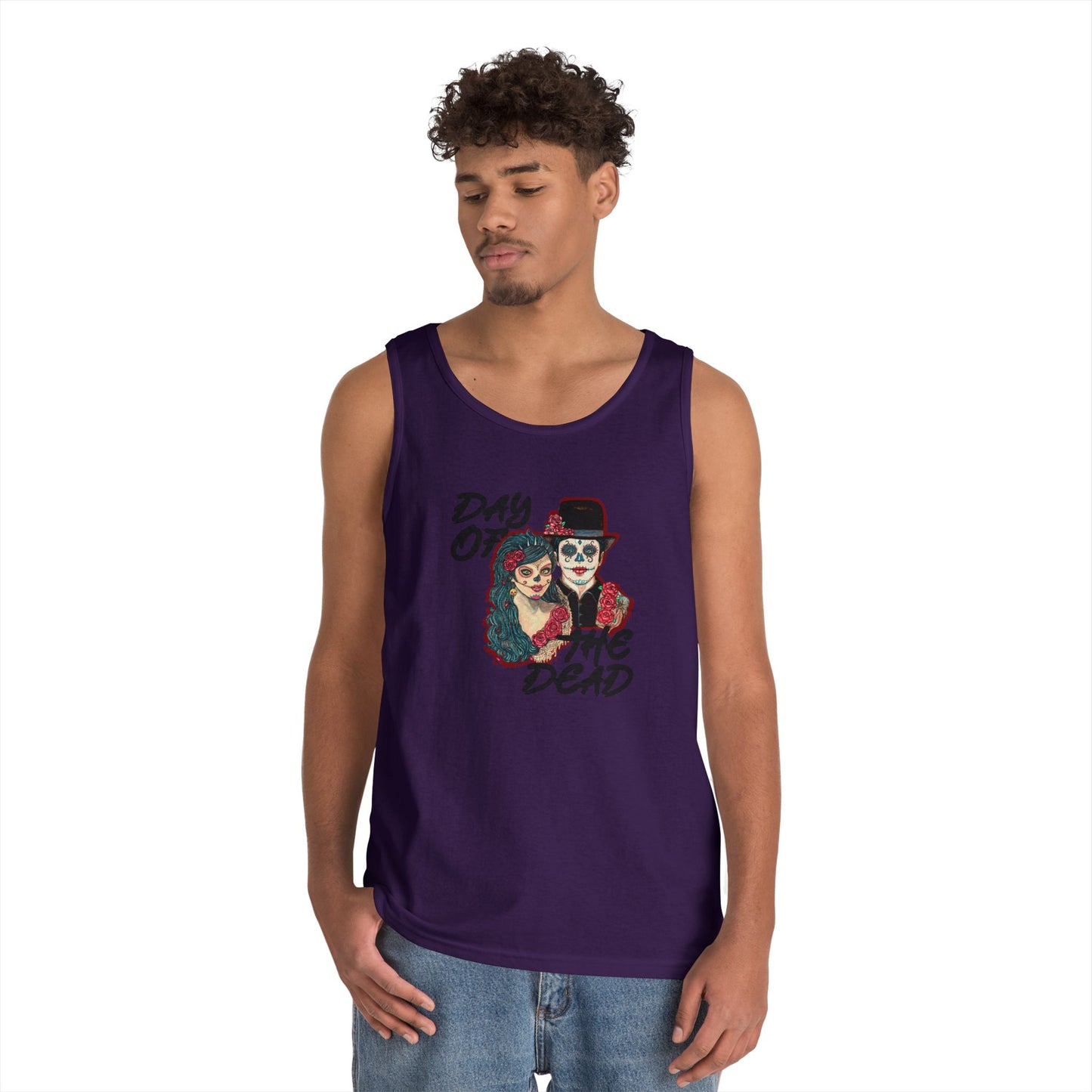 Day of the Dead Unisex Heavy Cotton Tank Top