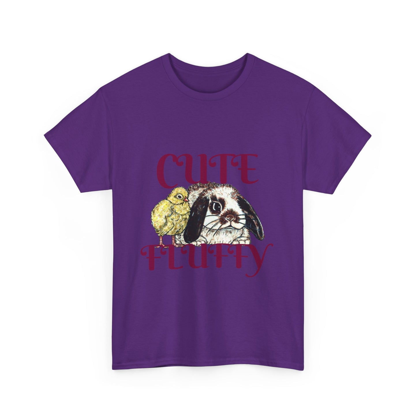 Cute and Fluffy Unisex Heavy Cotton Tee