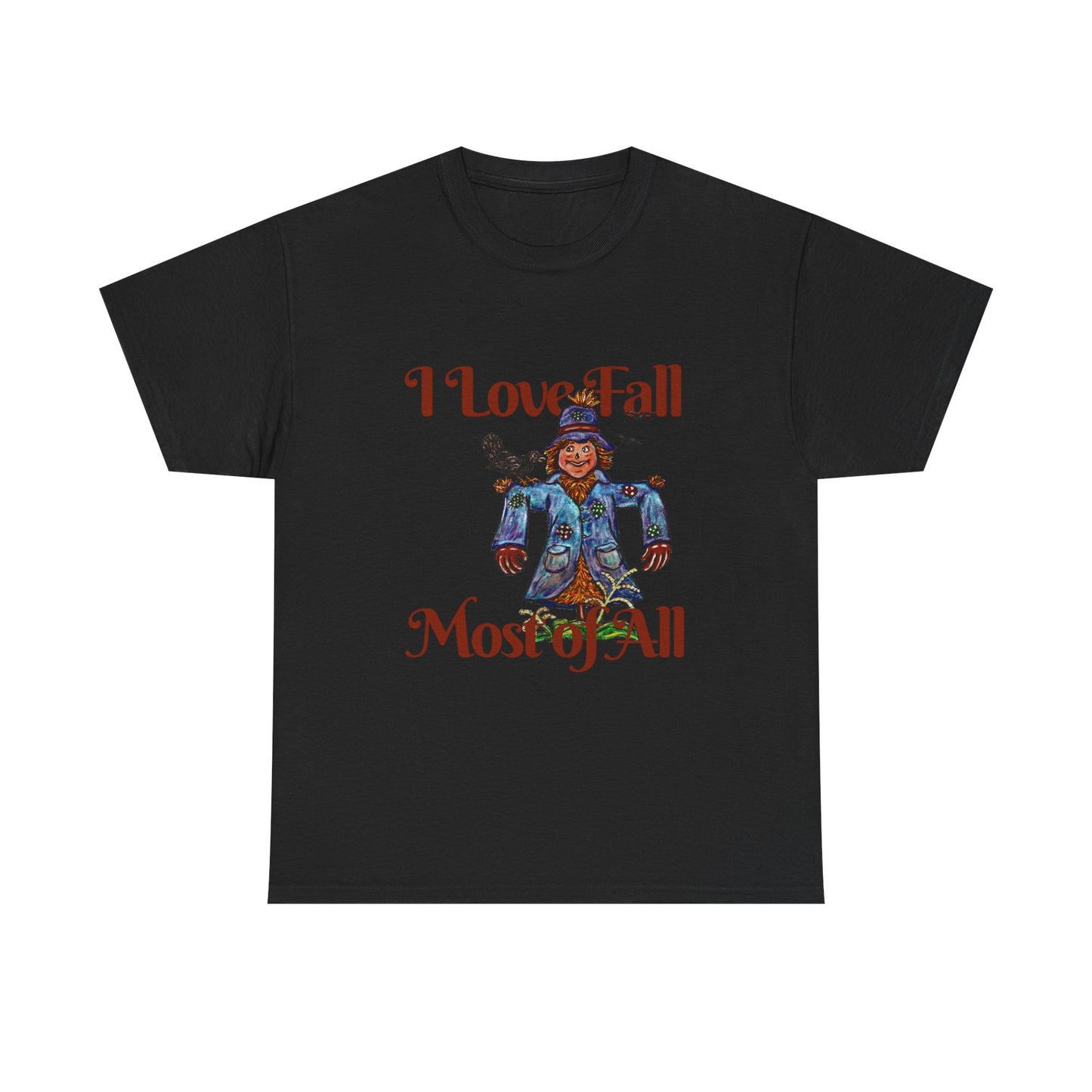 I Love Fall Most of All Unisex Heavy Cotton Tee