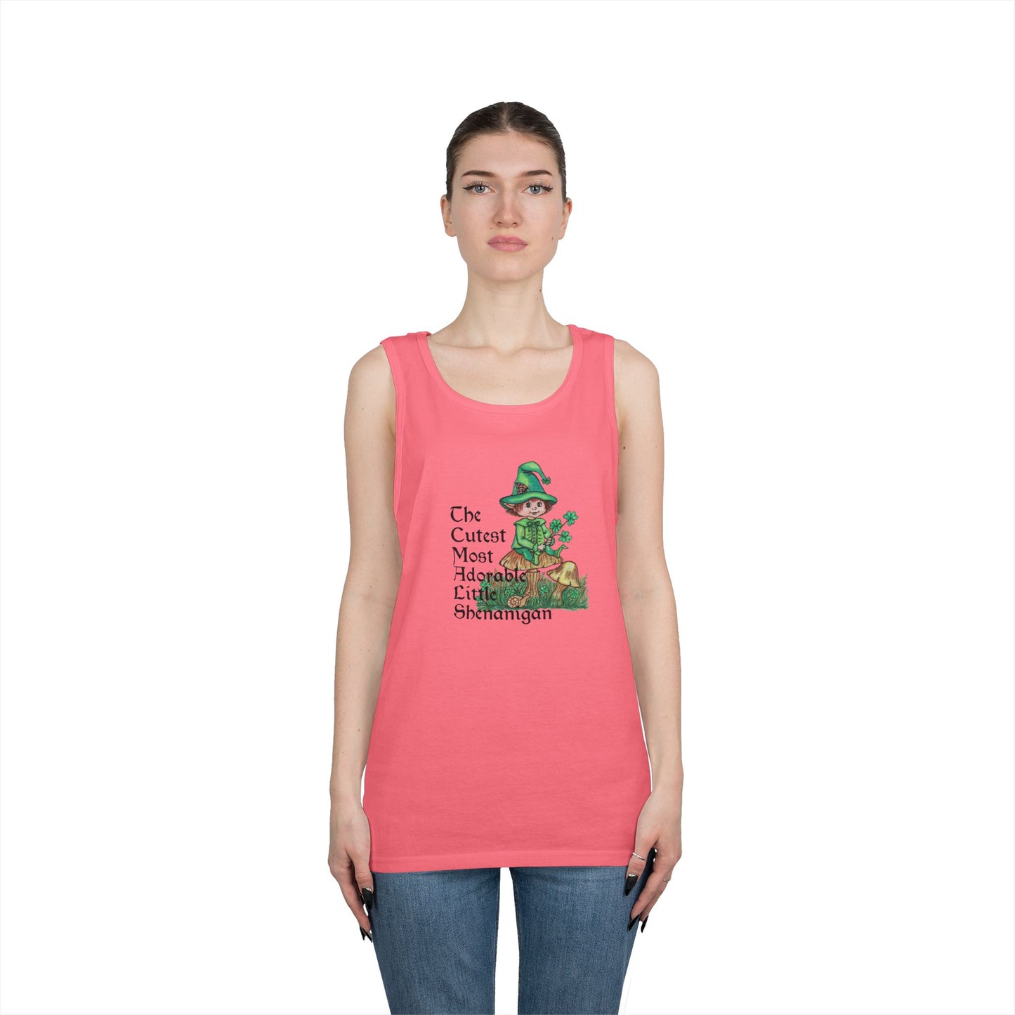 Cutest Leprechaun Unisex Heavy Cotton Tank Top