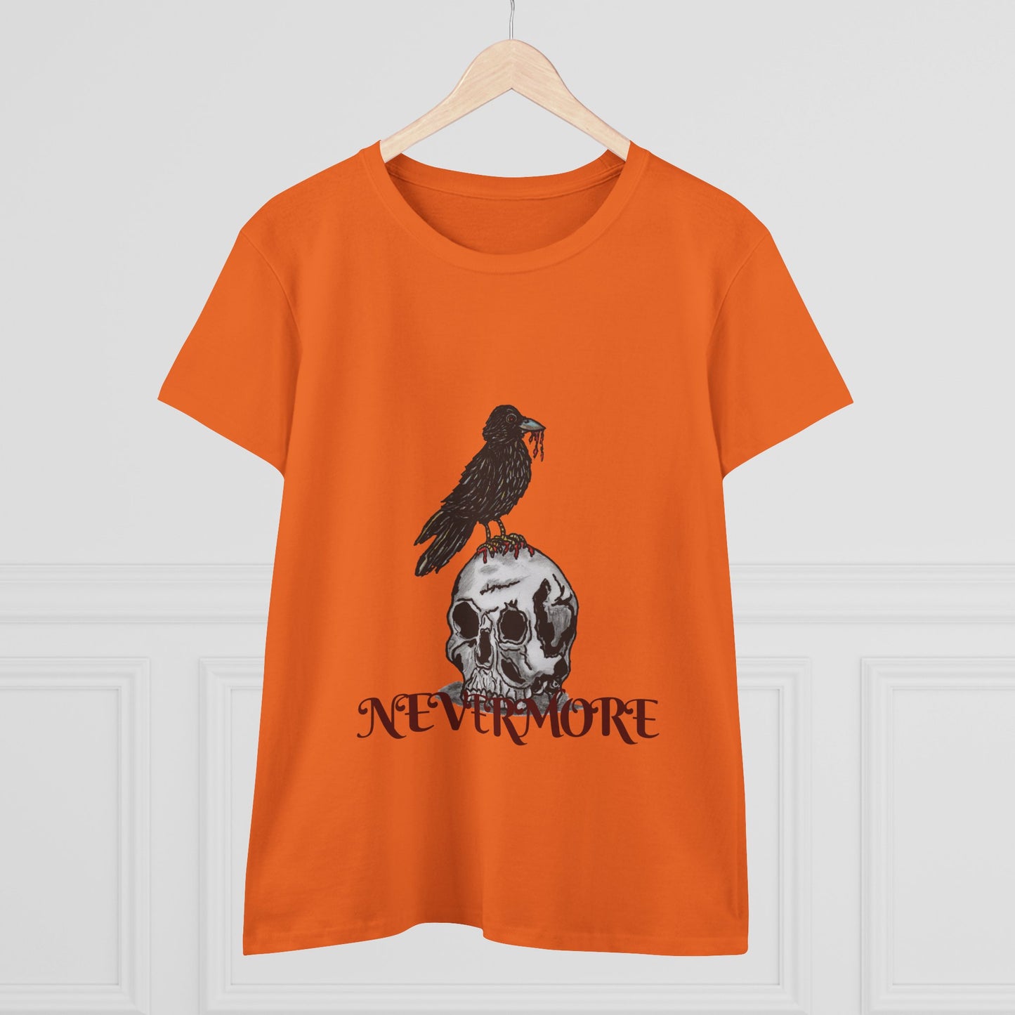 Nevermore Women's Midweight Cotton Tee