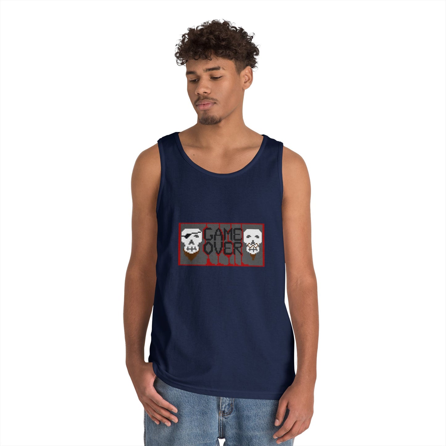 Game Over Unisex Heavy Cotton Tank Top