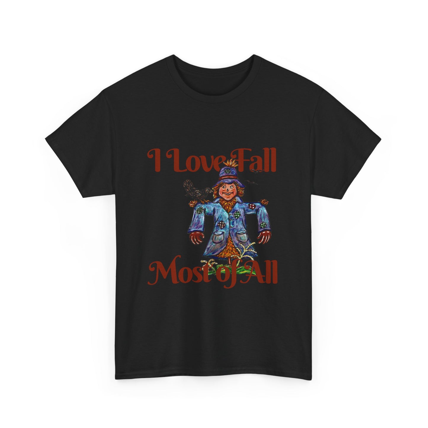 I Love Fall Most of All Unisex Heavy Cotton Tee