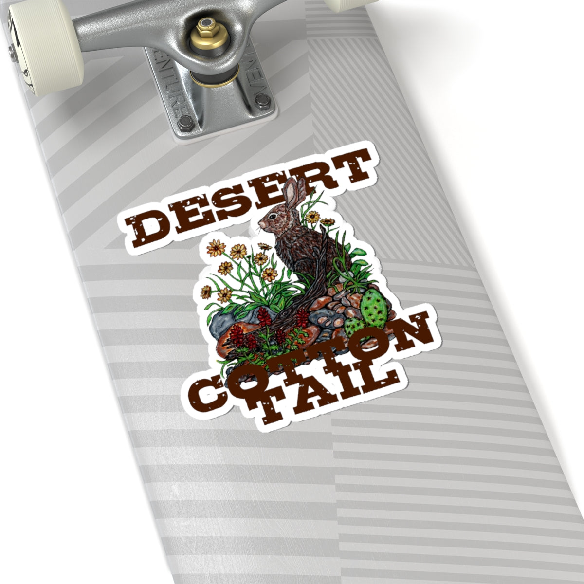 Desert Cottontail Kiss-Cut Stickers