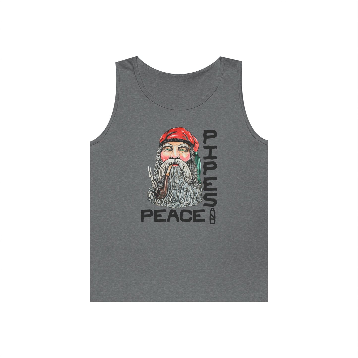 Pipes and Peace Unisex Heavy Cotton Tank Top