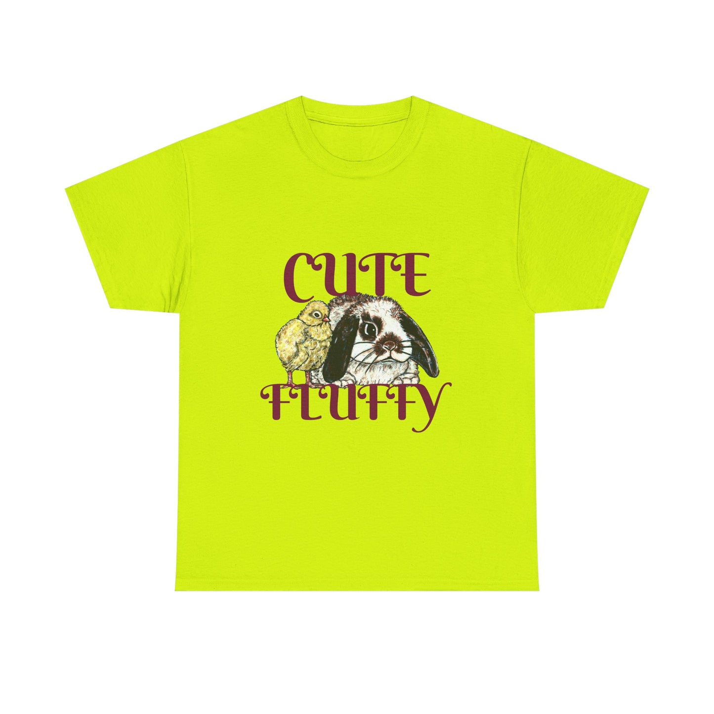 Cute and Fluffy Unisex Heavy Cotton Tee