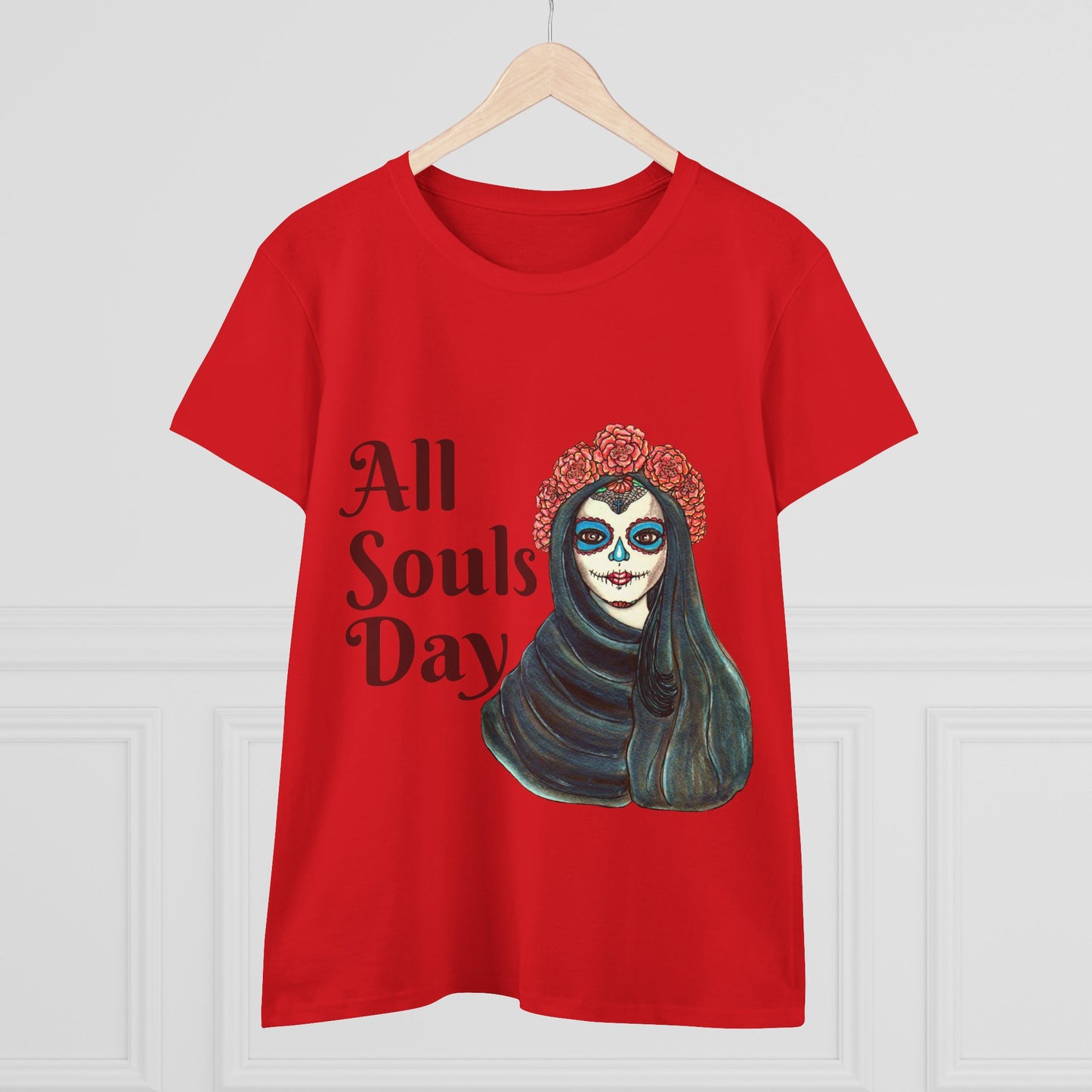 All Souls Day Women's Midweight Cotton Tee