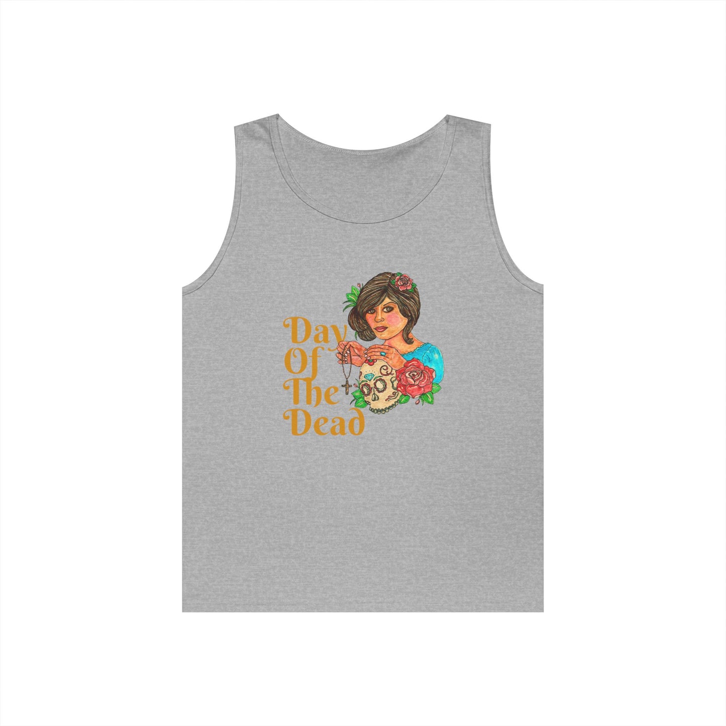 Day of the Dead Unisex Heavy Cotton Tank Top
