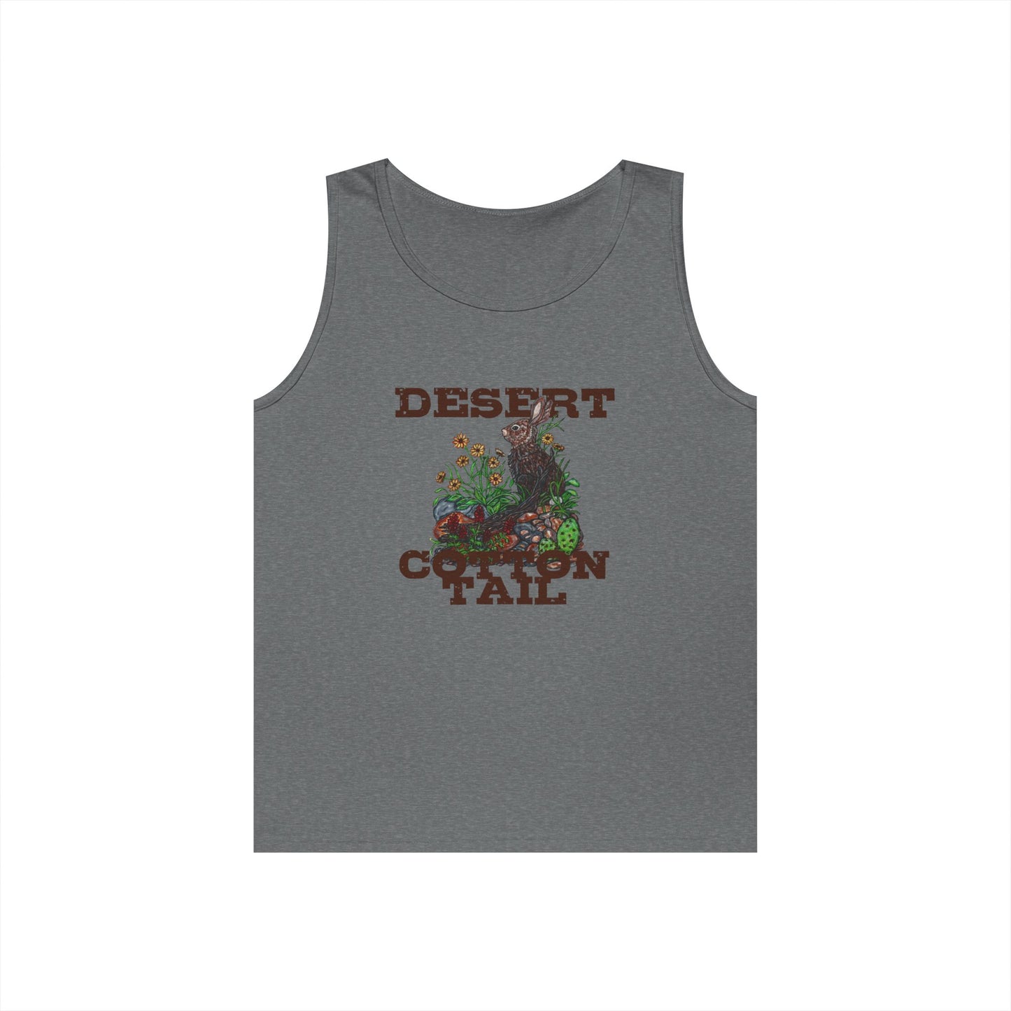 Desert Cottontail Unisex Heavy Cotton Tank Top