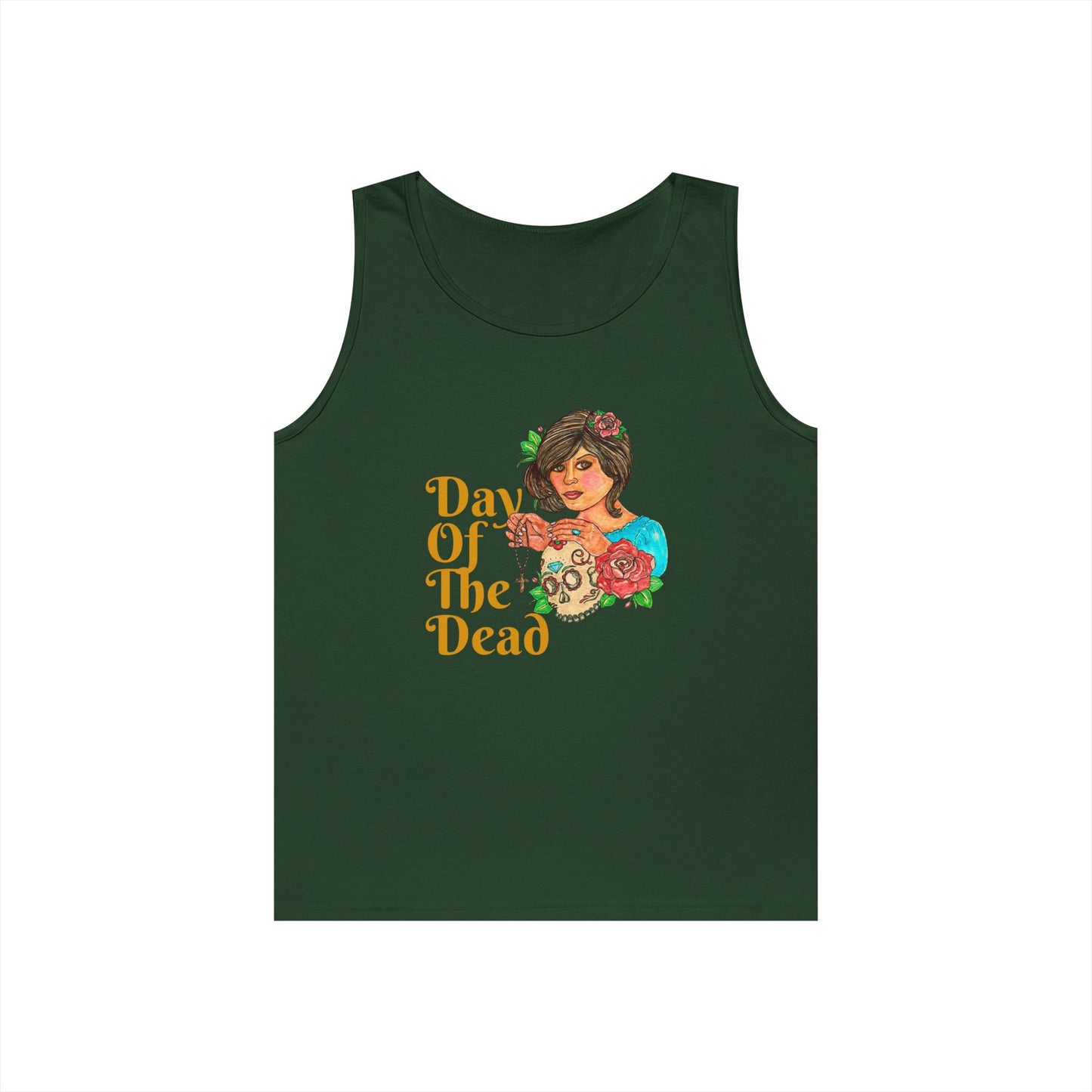 Day of the Dead Unisex Heavy Cotton Tank Top