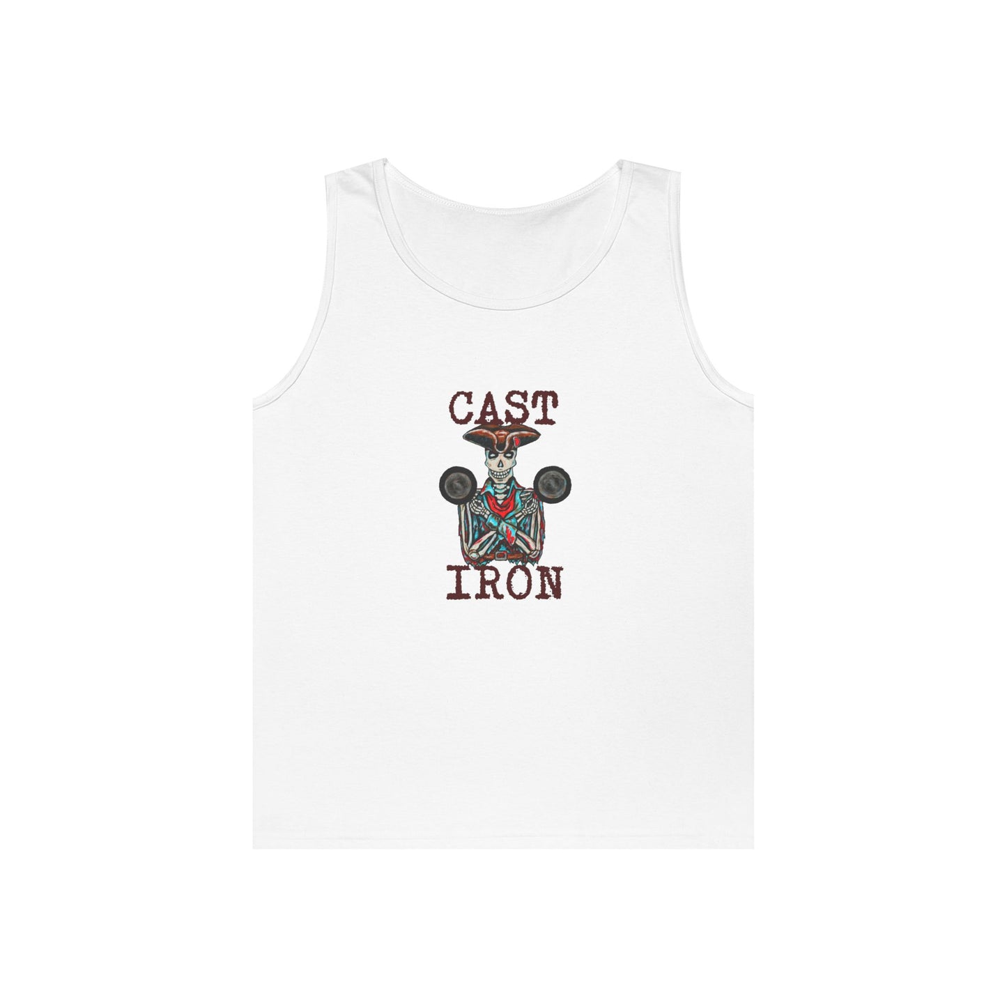 Cast Iron Unisex Heavy Cotton Tank Top