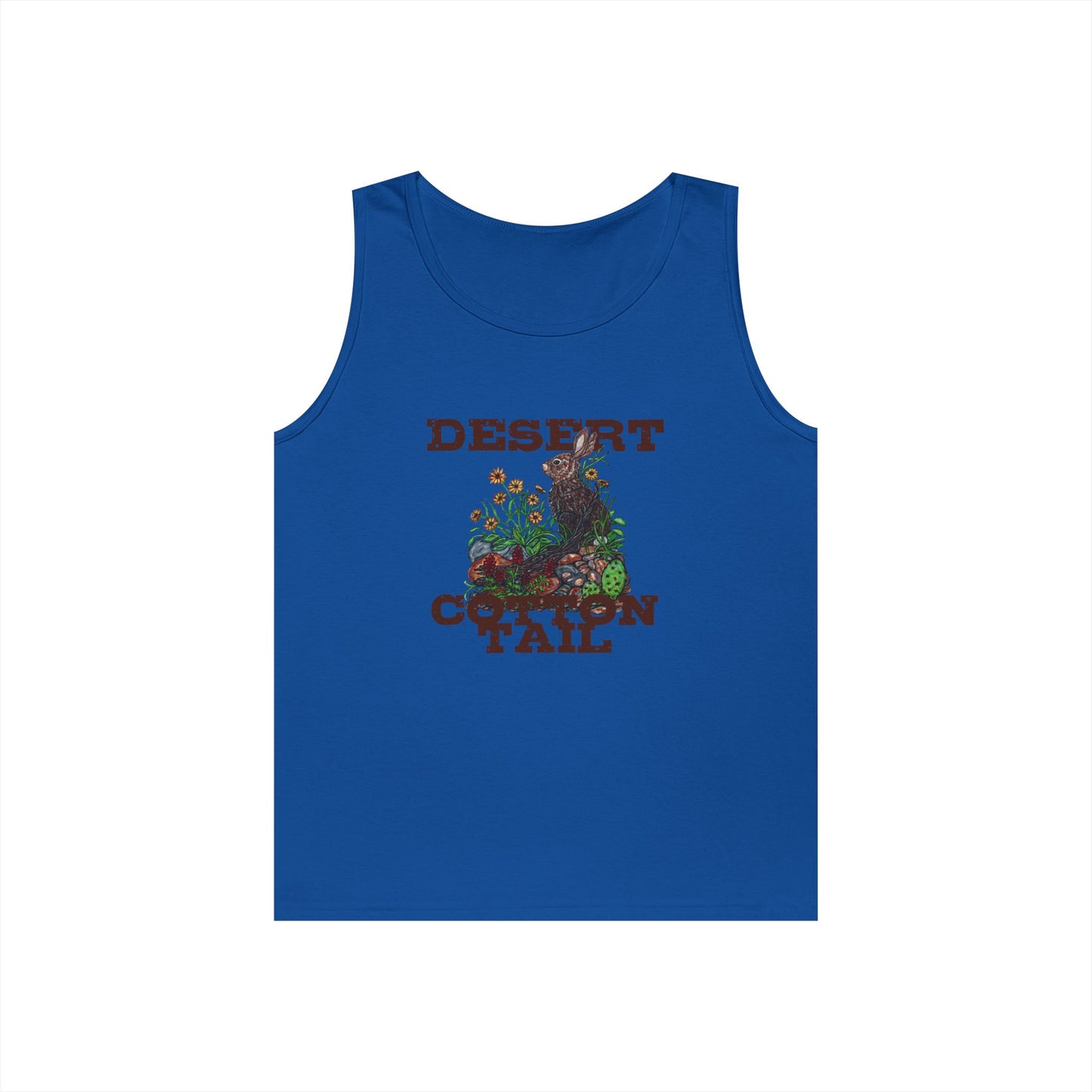 Desert Cottontail Unisex Heavy Cotton Tank Top