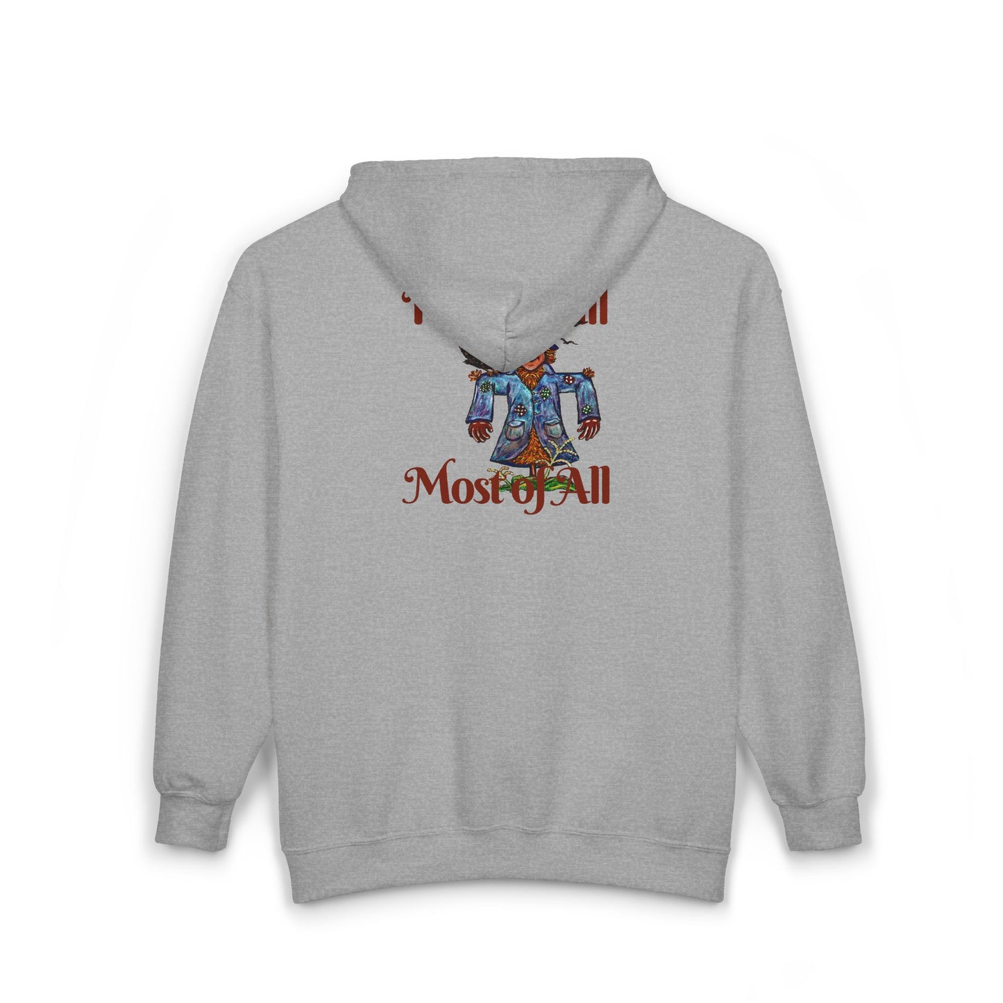 I Love Fall Most of All Unisex Heavy Blend™ Full Zip Hooded Sweatshirt