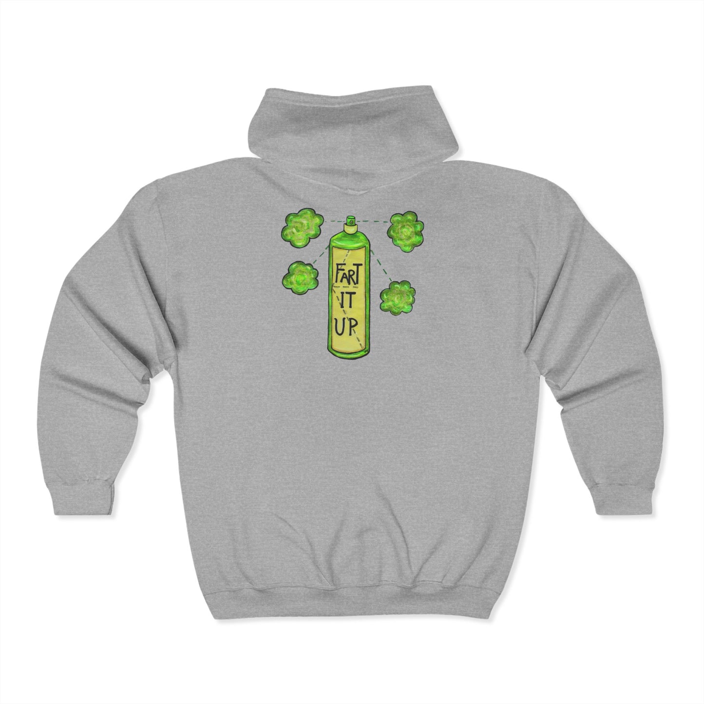 Fart it Up Unisex Heavy Blend™ Full Zip Hooded Sweatshirt