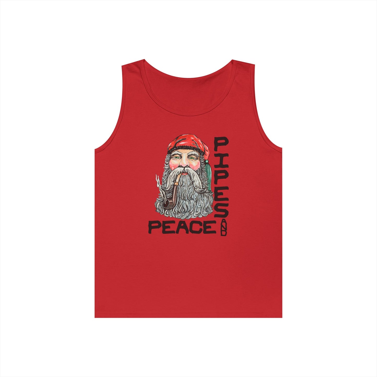 Pipes and Peace Unisex Heavy Cotton Tank Top