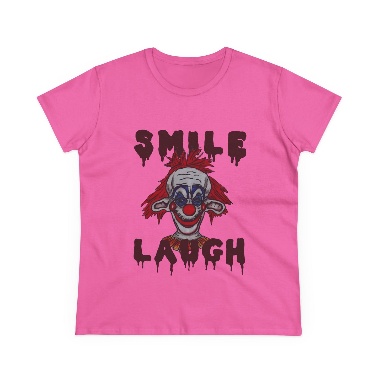 Smile, Laugh Women's Midweight Cotton Tee