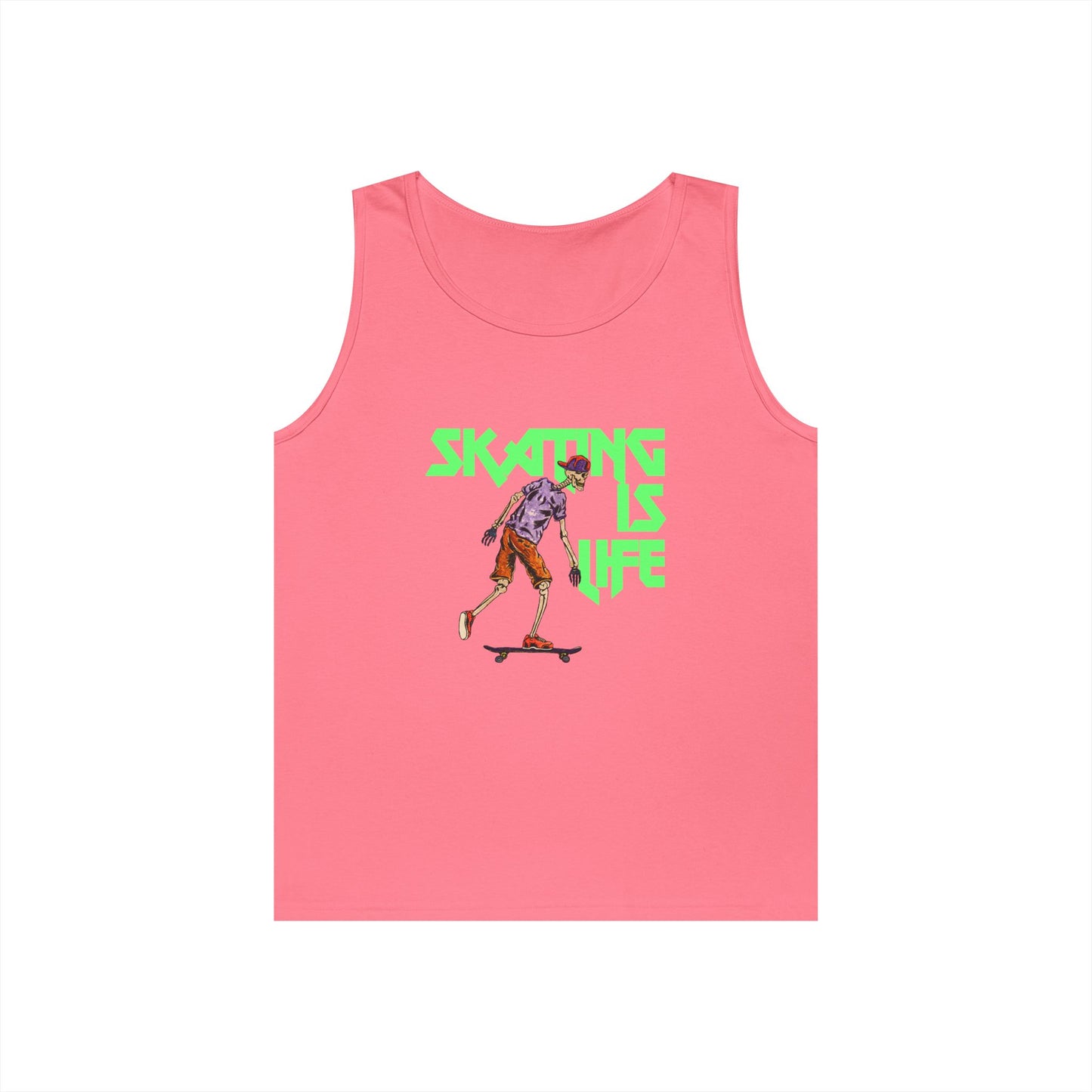 Skating is Life Unisex Heavy Cotton Tank Top