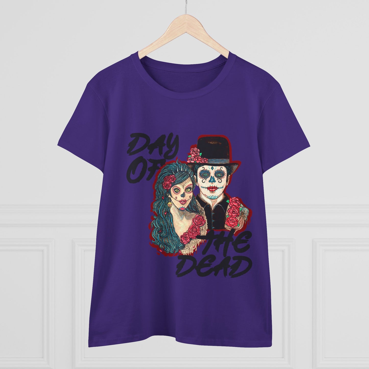 Day of the Dead Women's Midweight Cotton Tee