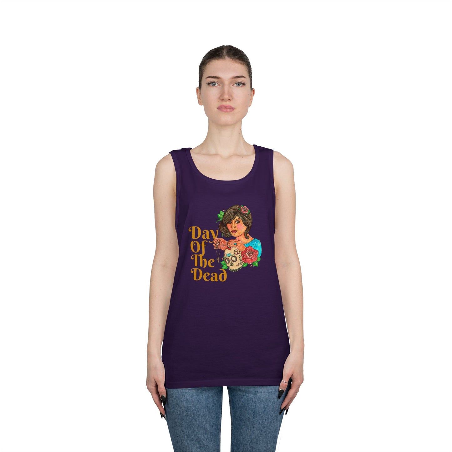 Day of the Dead Unisex Heavy Cotton Tank Top