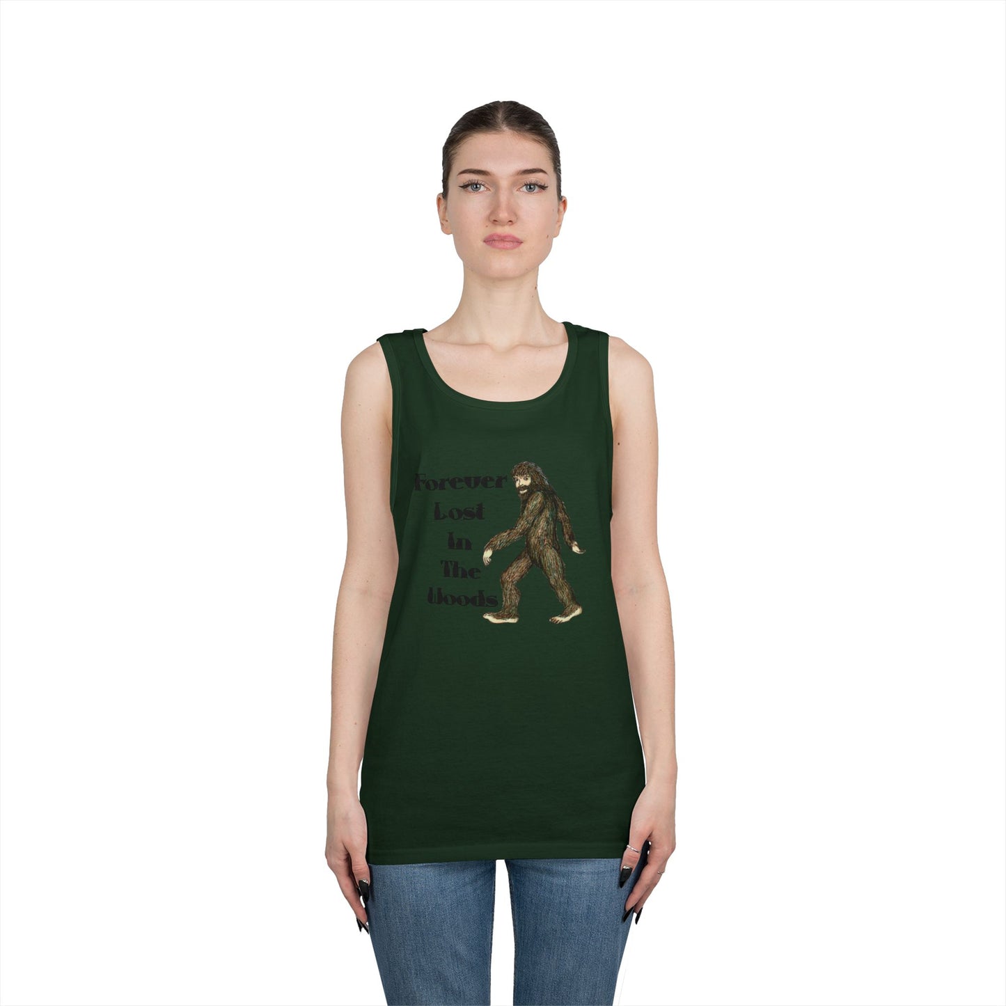 Lost in the Woods Unisex Heavy Cotton Tank Top