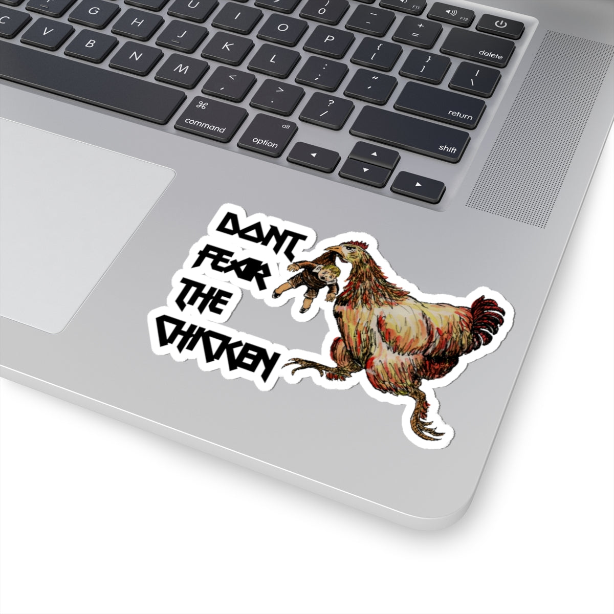 Don't Fear the Chicken Kiss-Cut Stickers