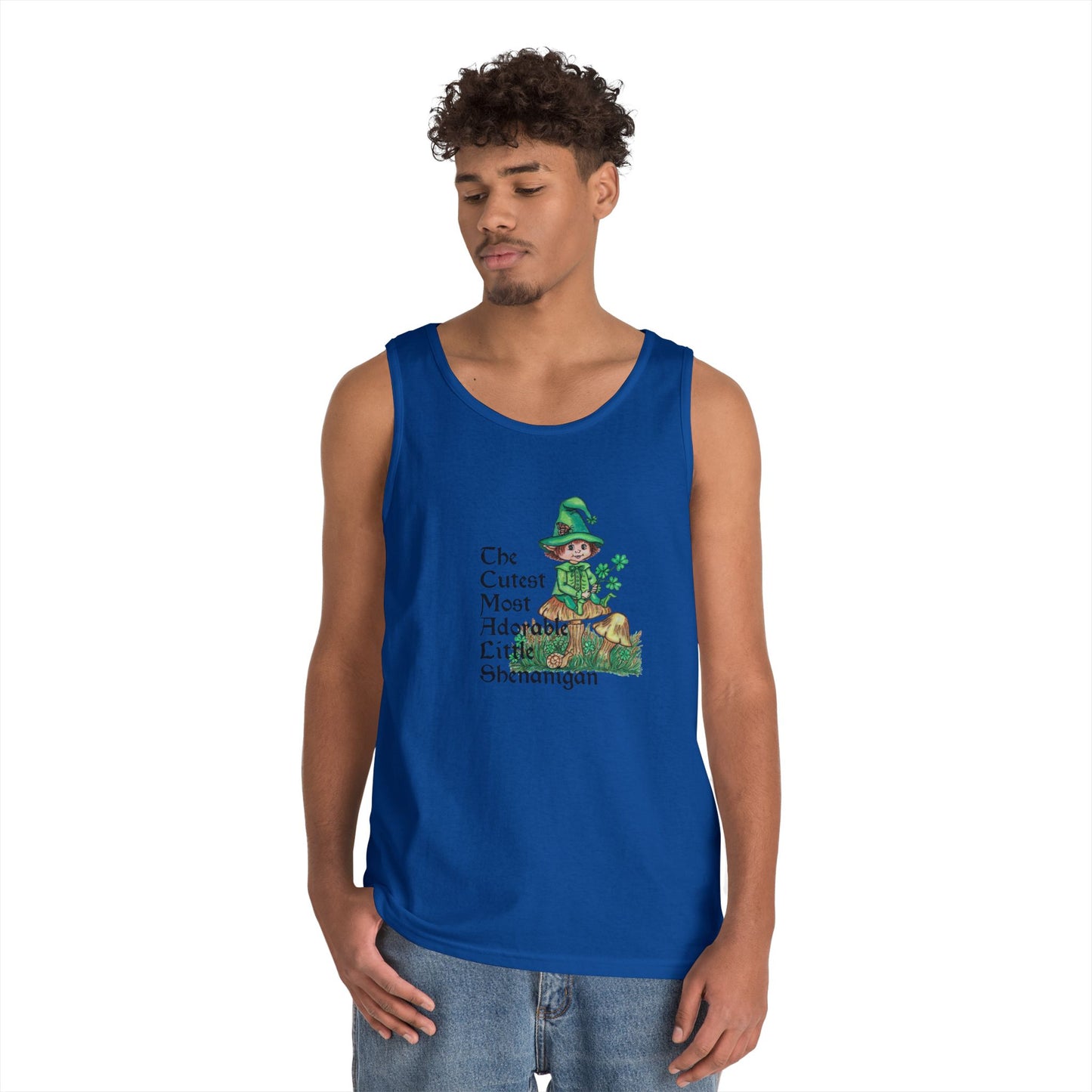 Cutest Leprechaun Unisex Heavy Cotton Tank Top