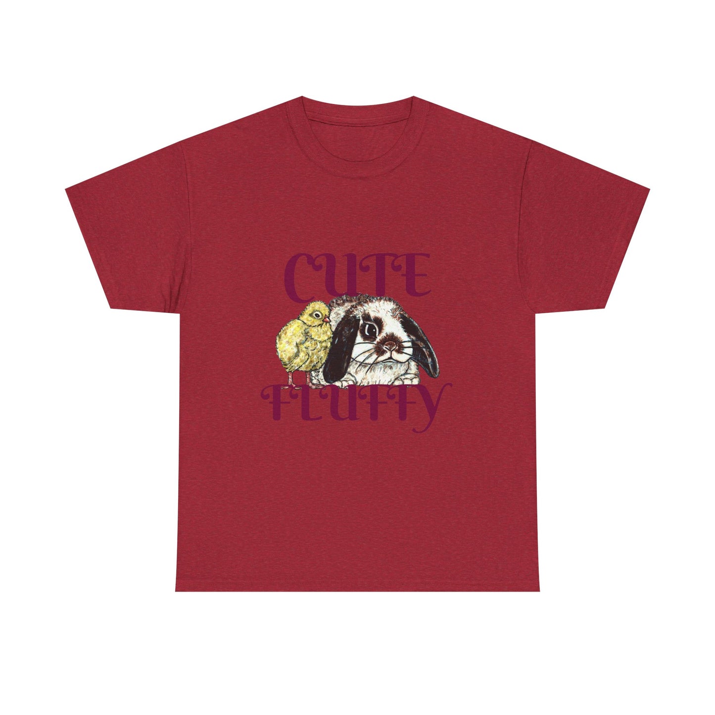 Cute and Fluffy Unisex Heavy Cotton Tee