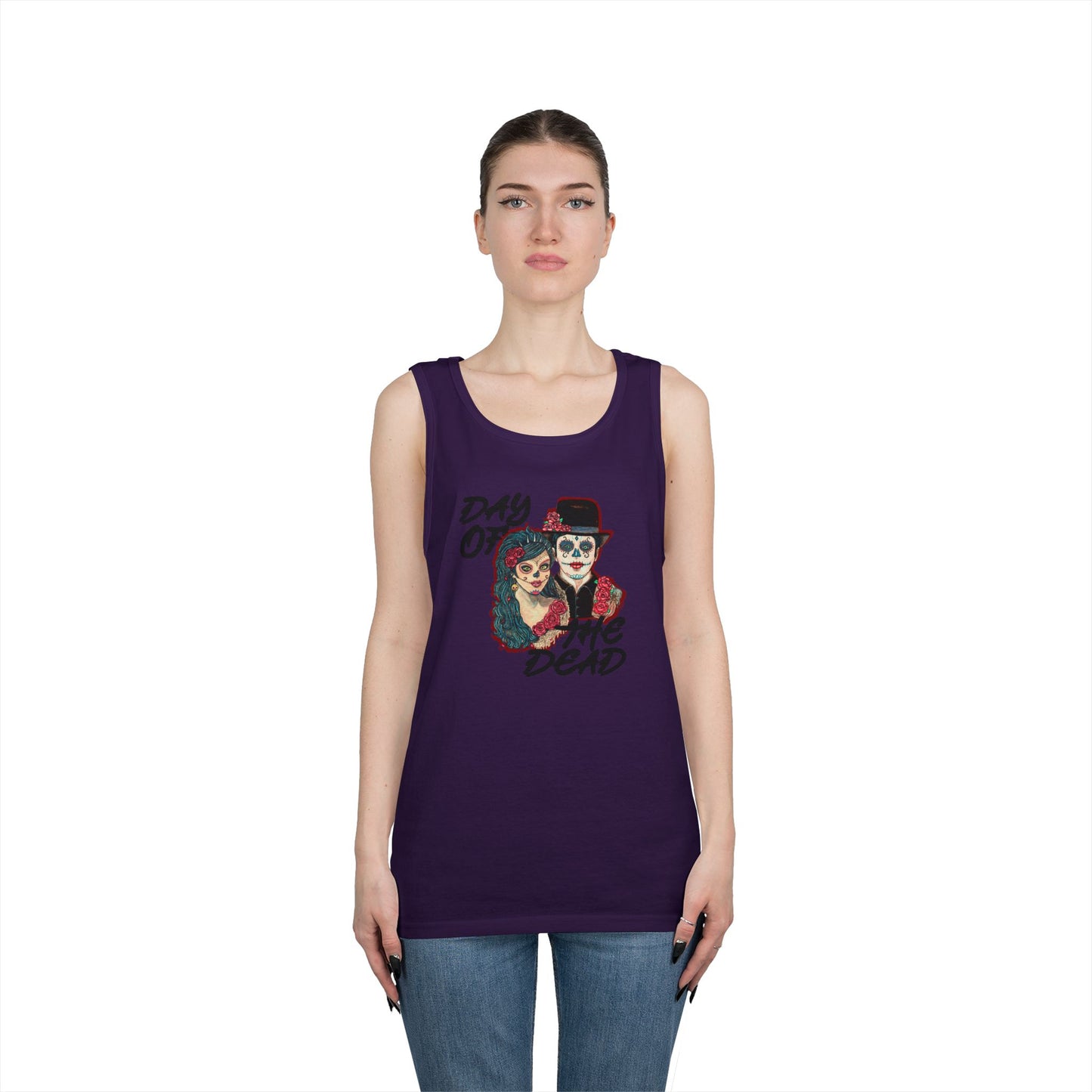 Day of the Dead Unisex Heavy Cotton Tank Top