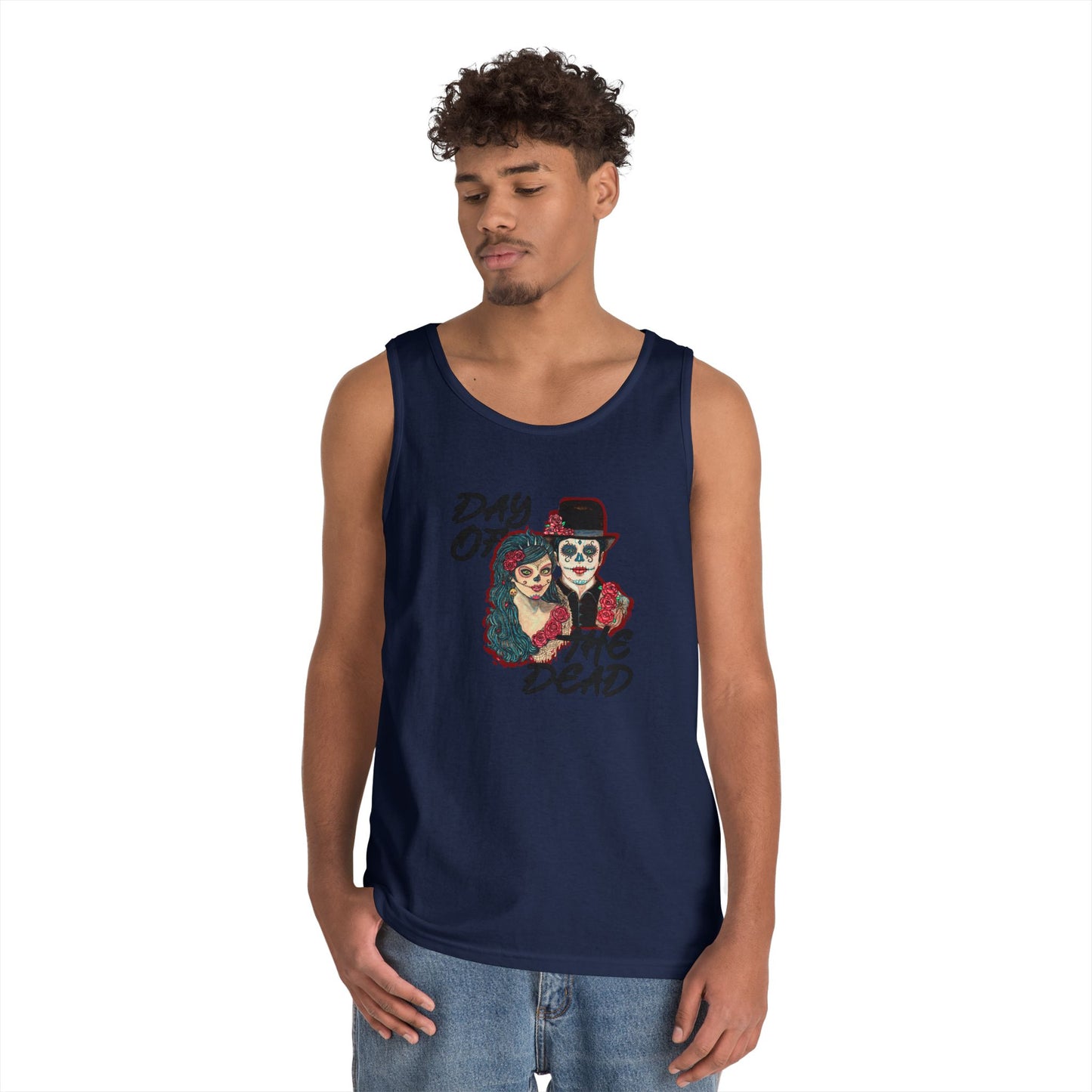 Day of the Dead Unisex Heavy Cotton Tank Top