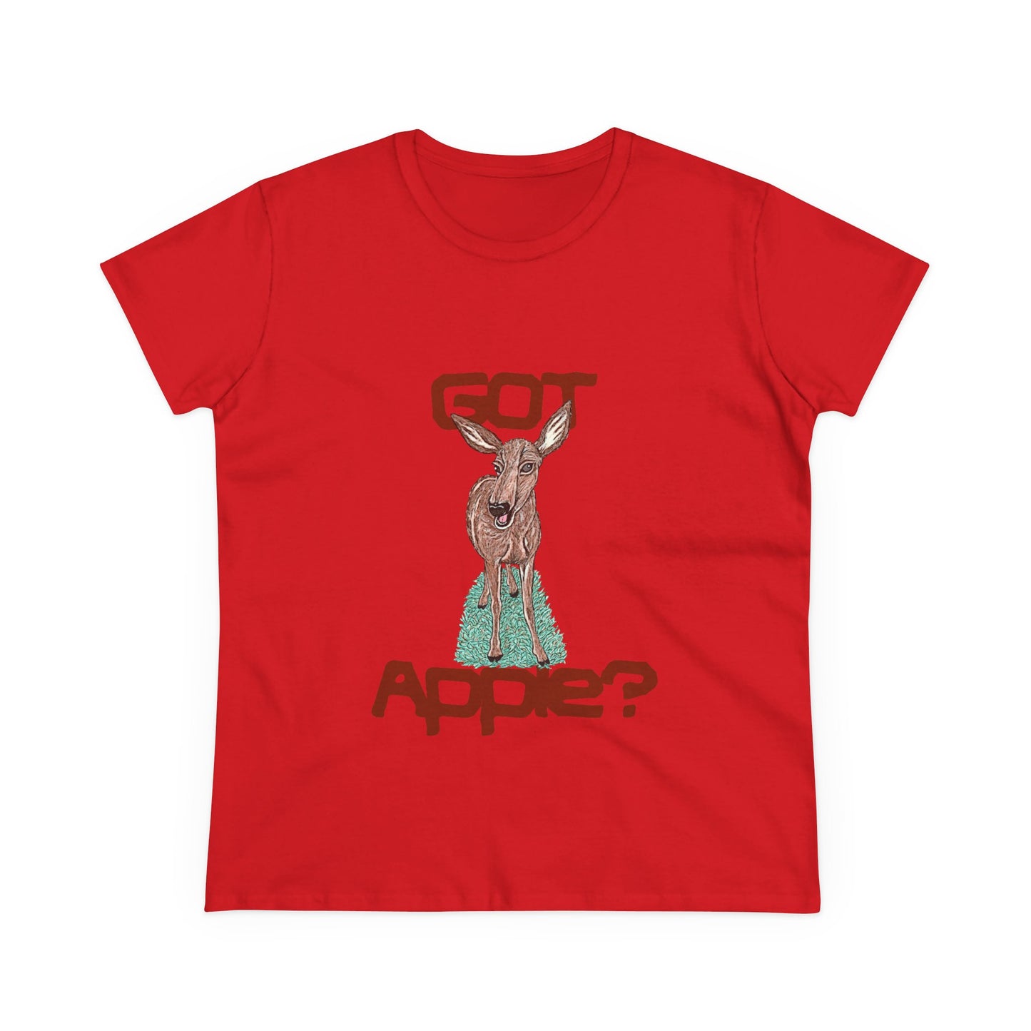 Got Apple? Women's Midweight Cotton Tee