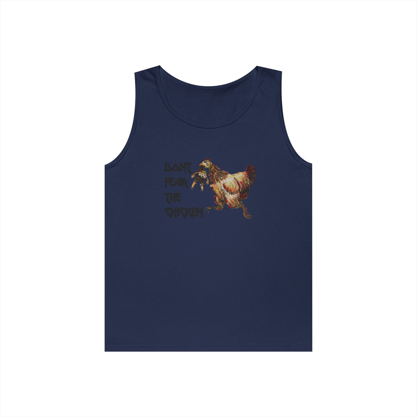 Don't Fear the Chicken Unisex Heavy Cotton Tank Top