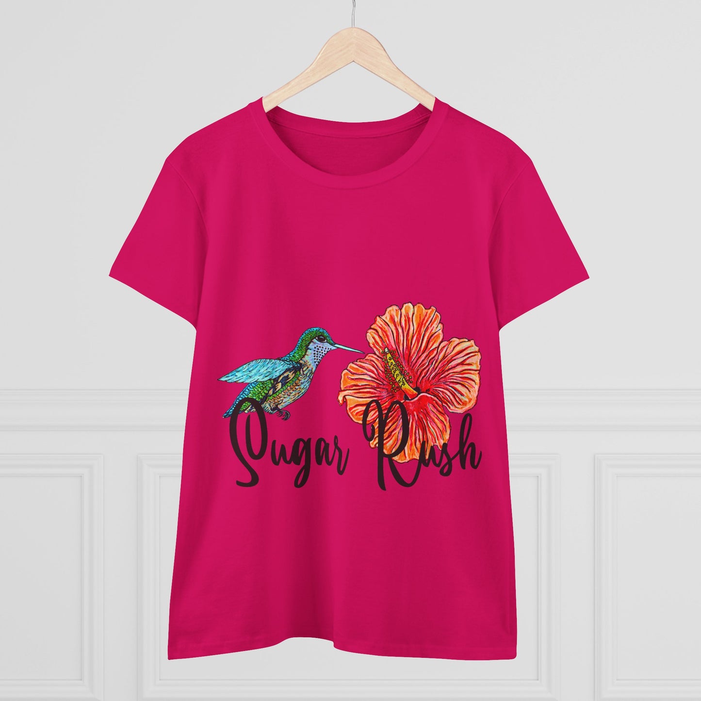 Sugar Rush Women's Midweight Cotton Tee