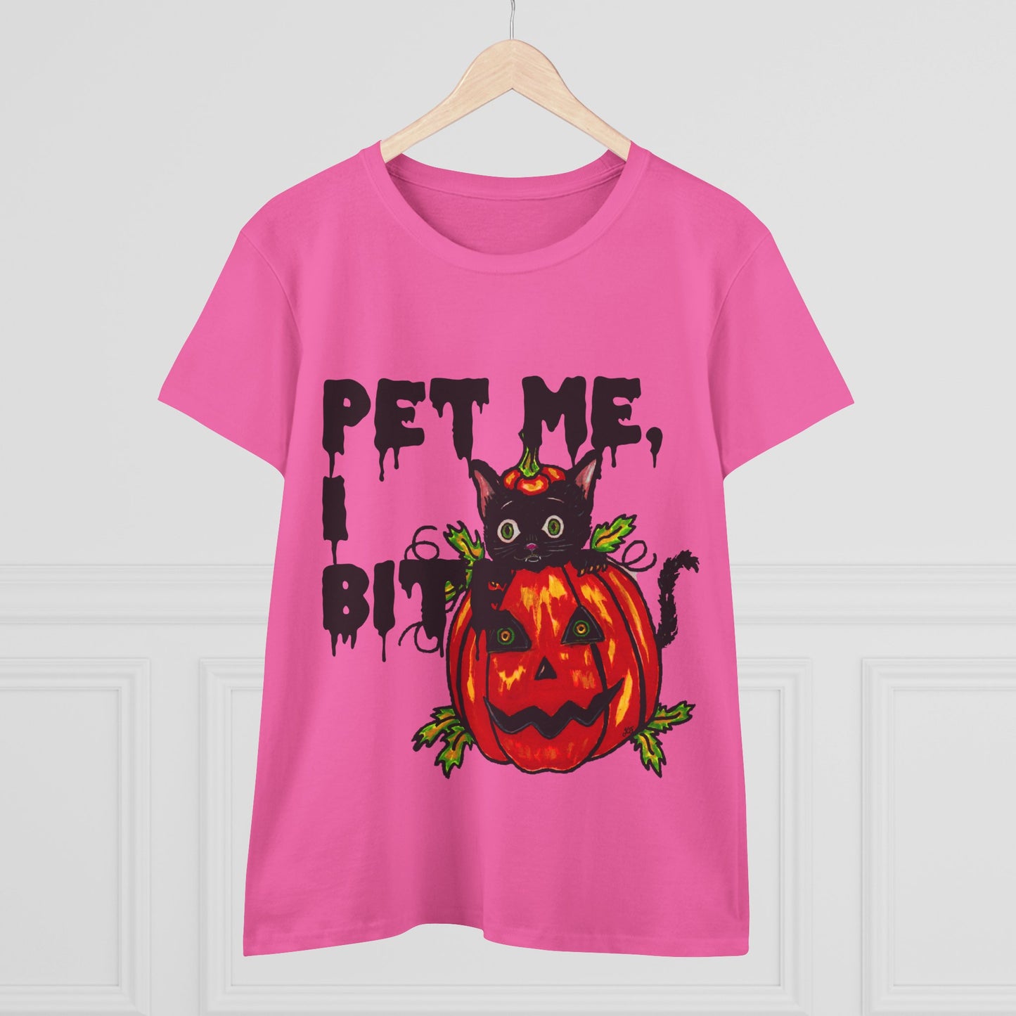 Pet Me Women's Midweight Cotton Tee