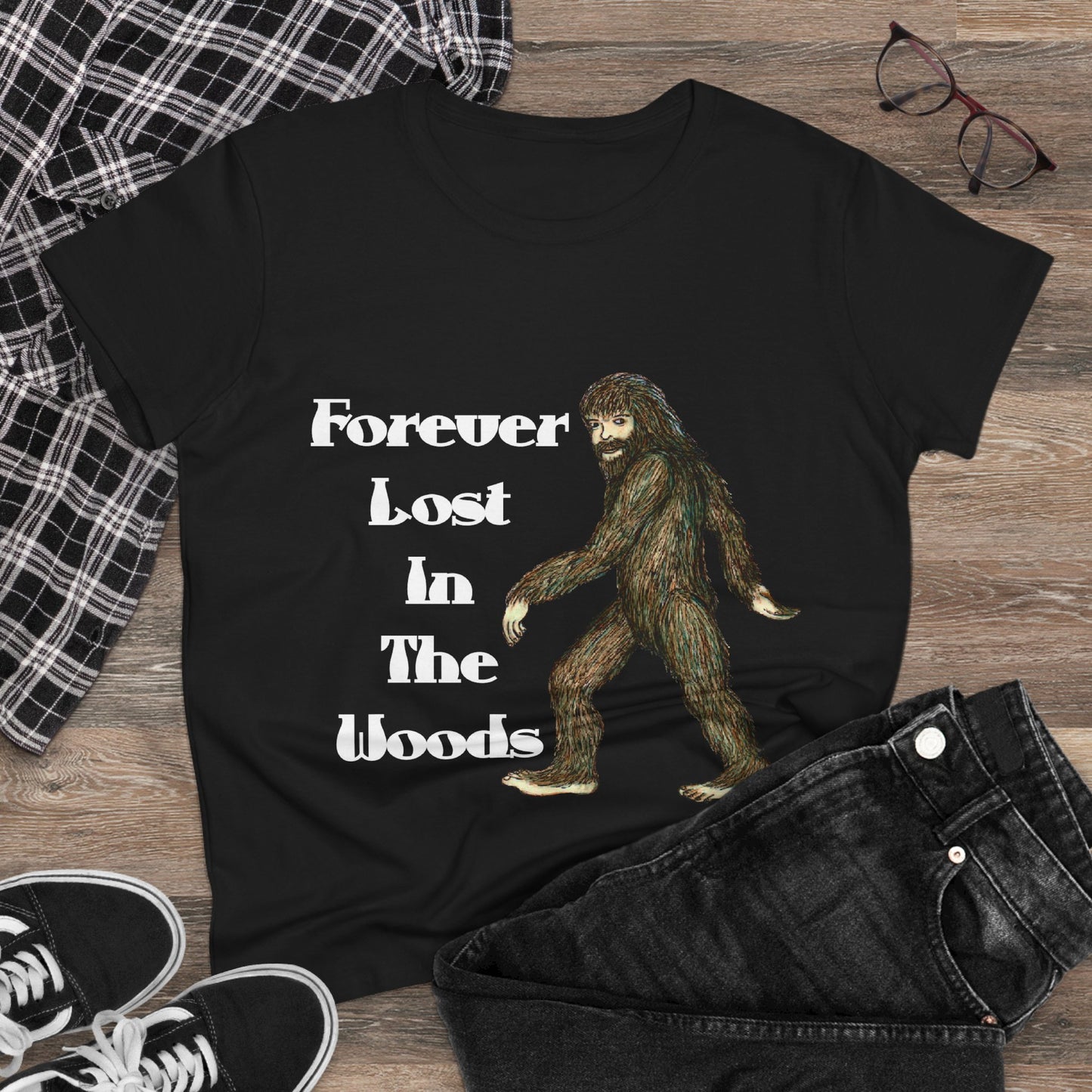 Lost in the Woods Women's Midweight Cotton Tee
