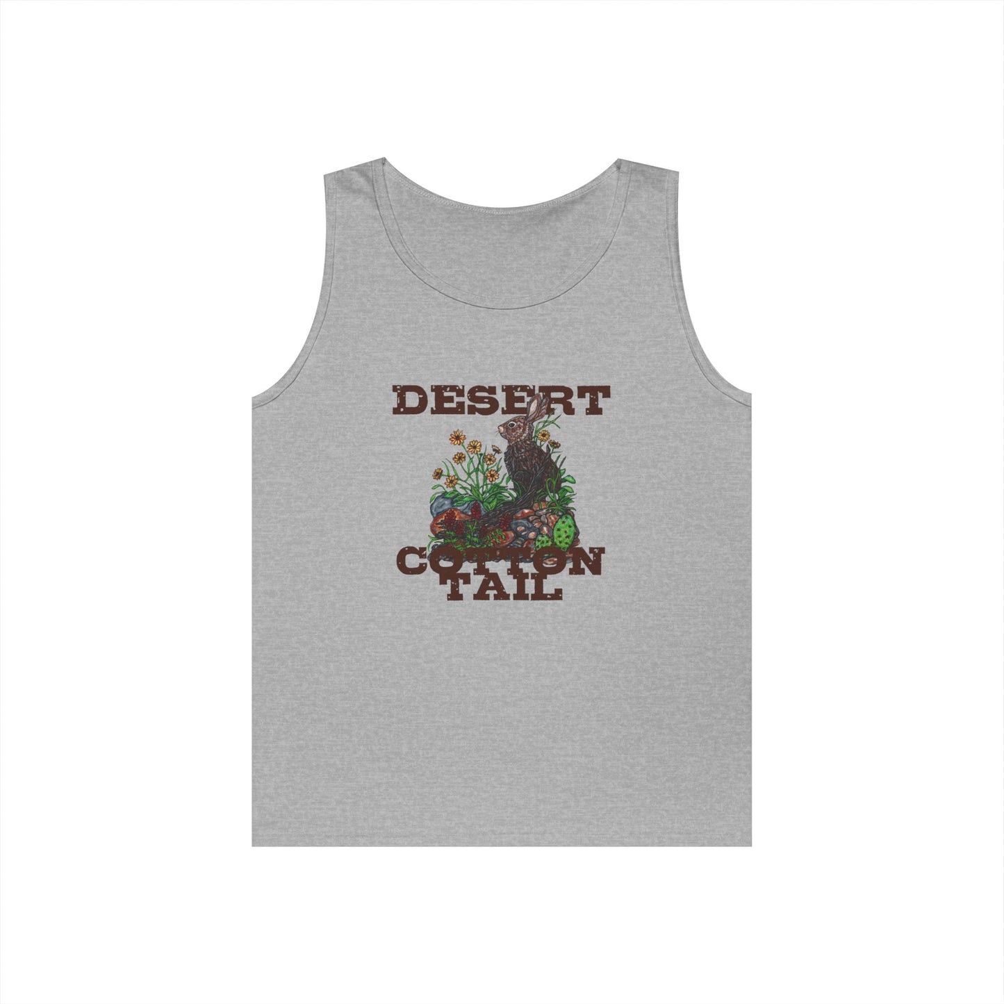 Desert Cottontail Unisex Heavy Cotton Tank Top