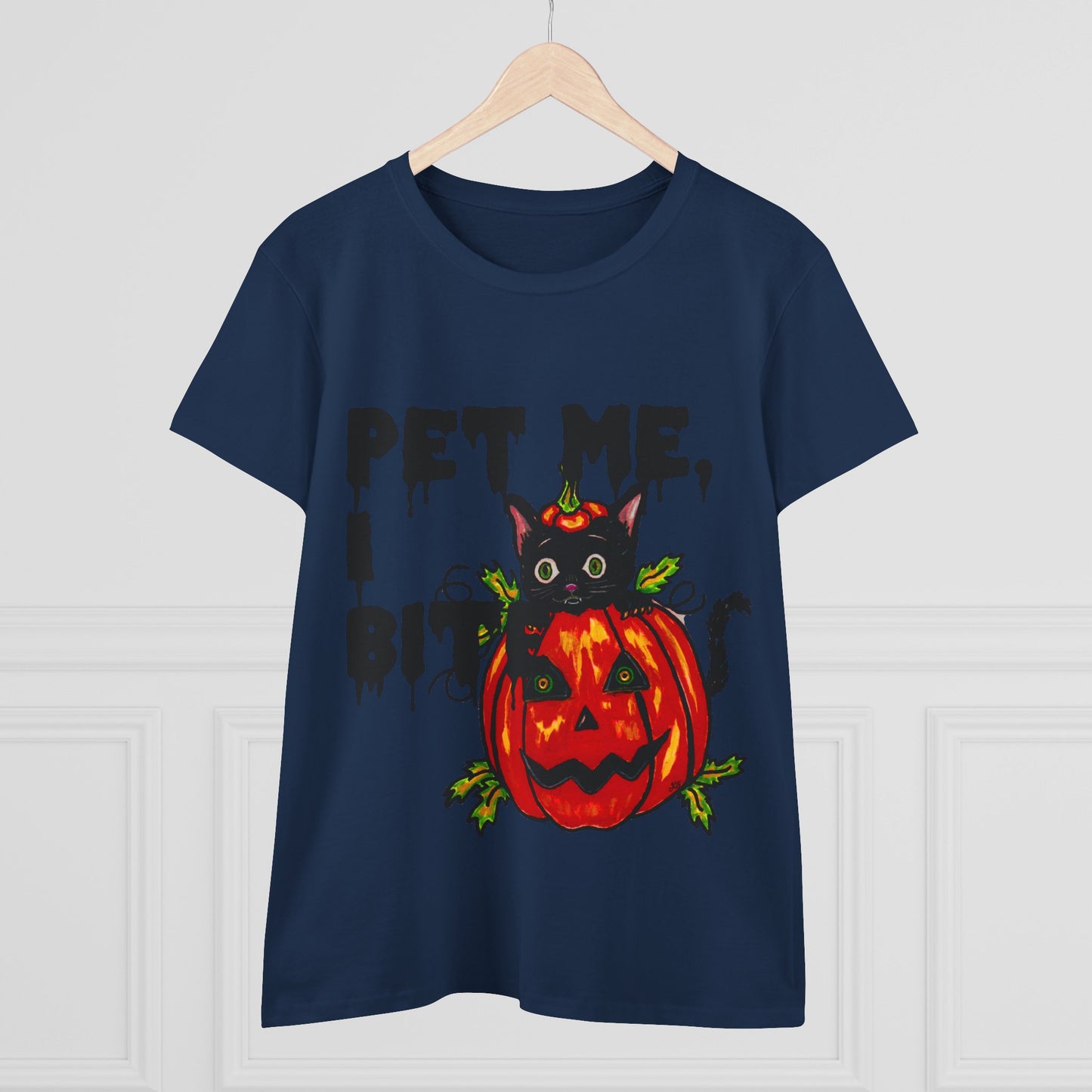 Pet Me Women's Midweight Cotton Tee
