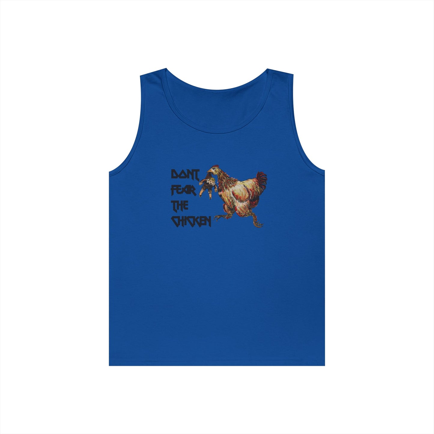 Don't Fear the Chicken Unisex Heavy Cotton Tank Top