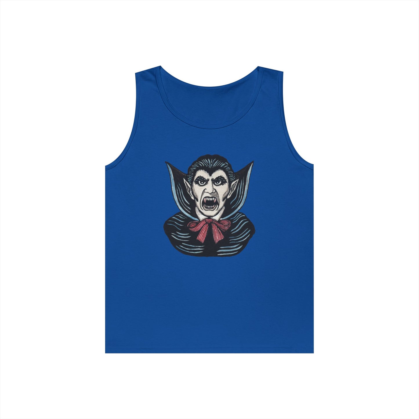Dracula Unisex Heavy Cotton Tank Top