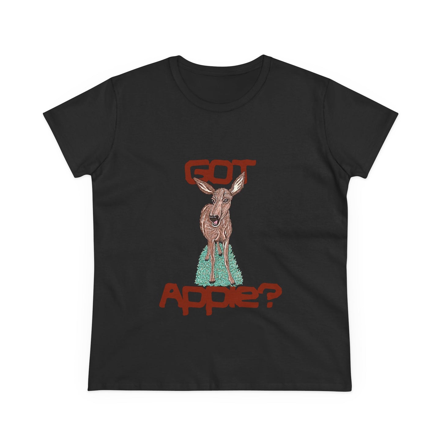 Got Apple? Women's Midweight Cotton Tee