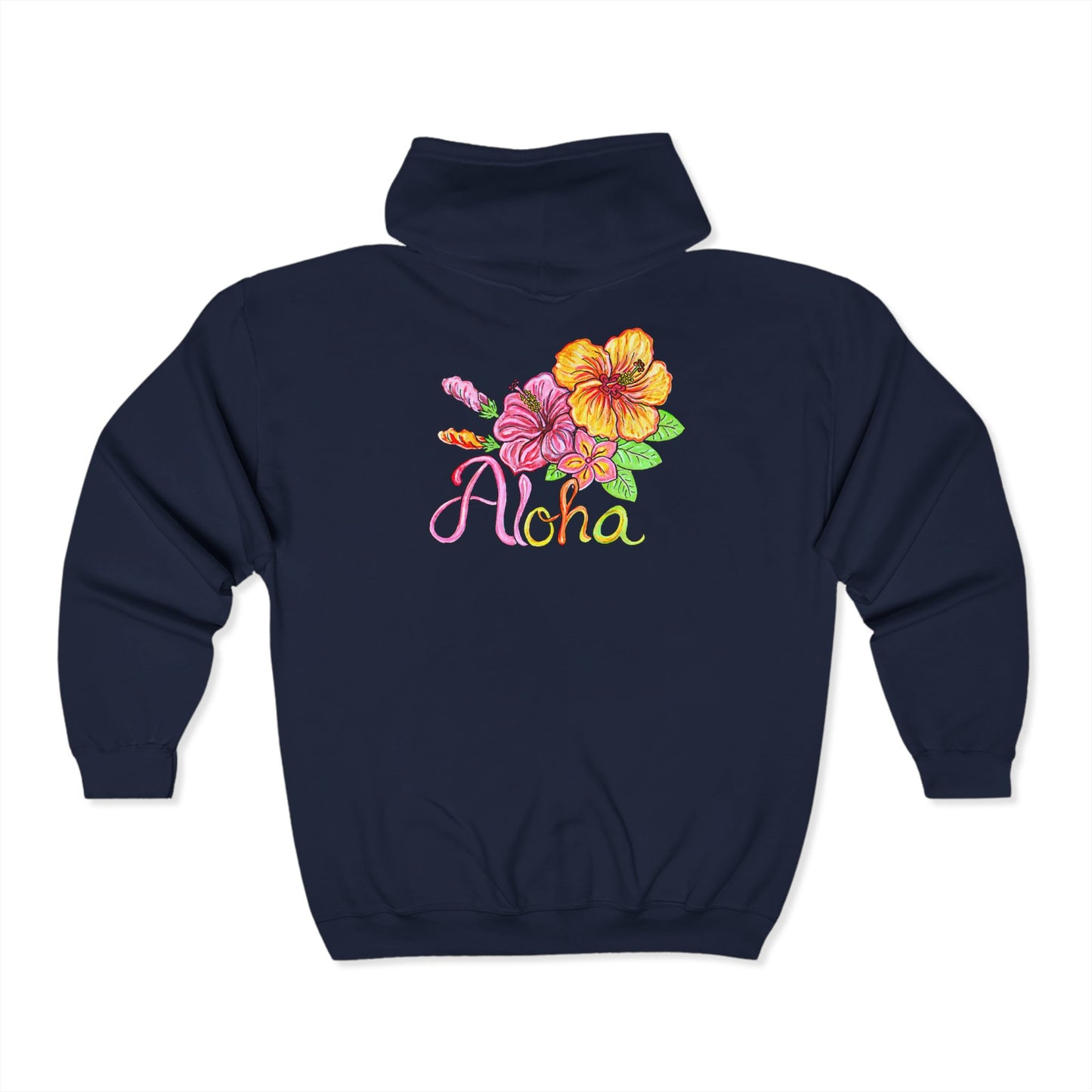 Aloha Unisex Heavy Blend™ Full Zip Hooded Sweatshirt