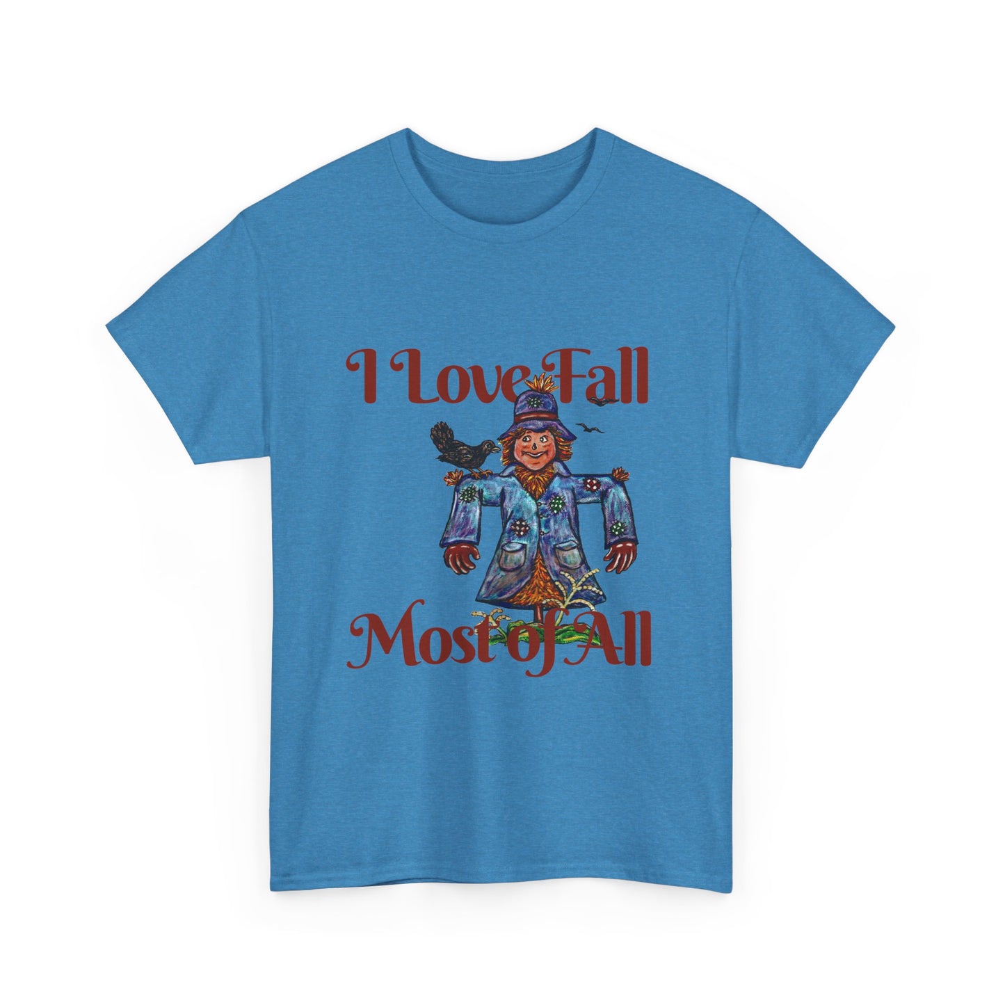 I Love Fall Most of All Unisex Heavy Cotton Tee