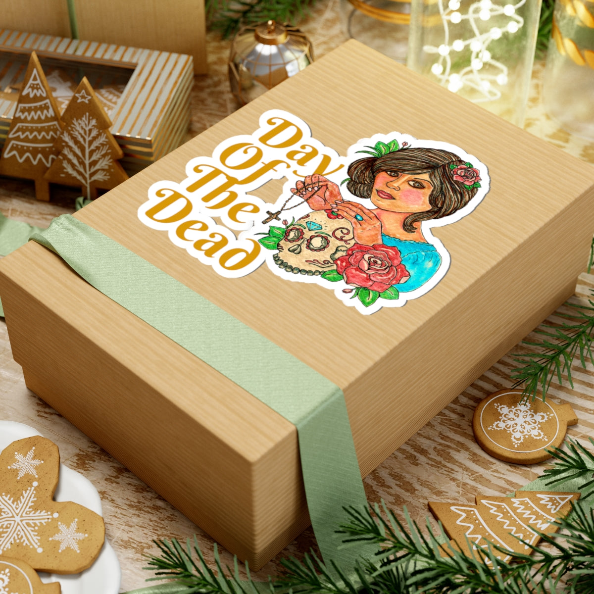 Day of the Dead Kiss-Cut Stickers