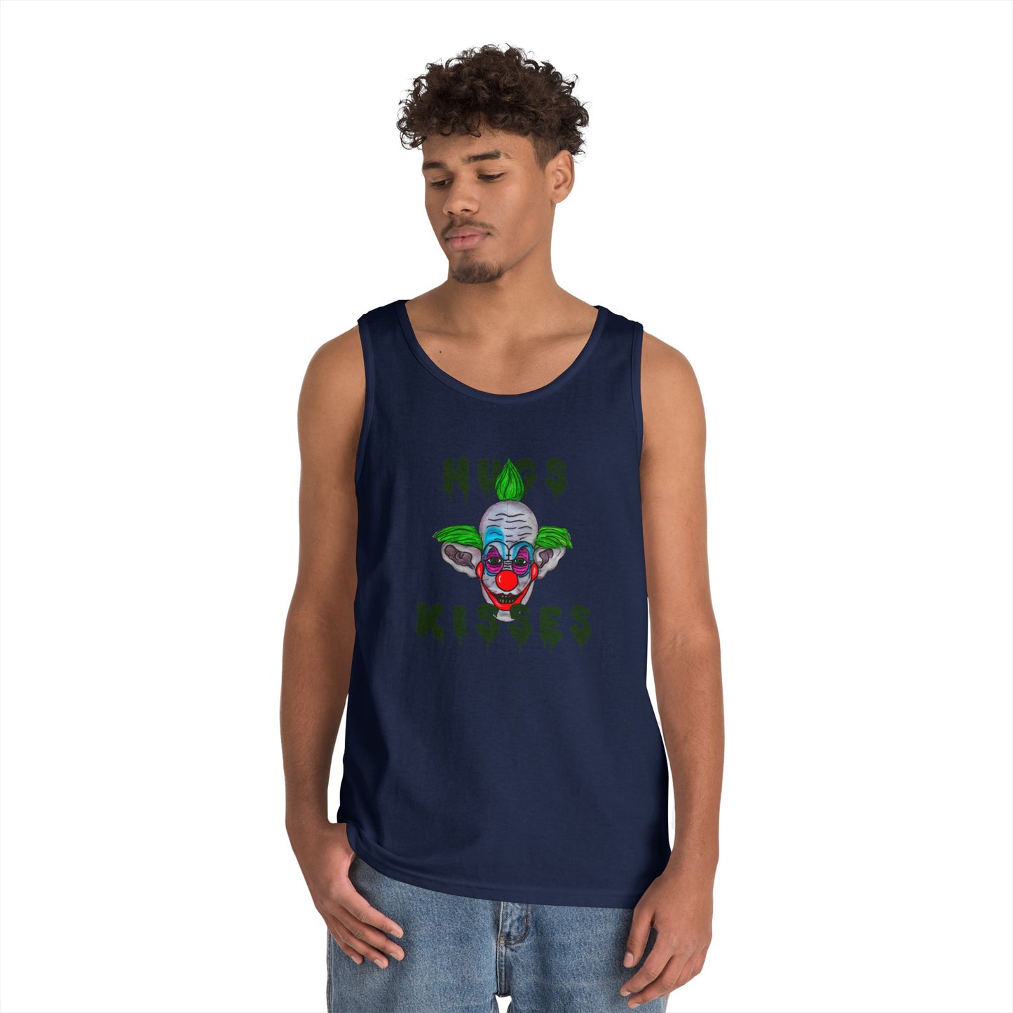 Hugs, Kisses Unisex Heavy Cotton Tank Top