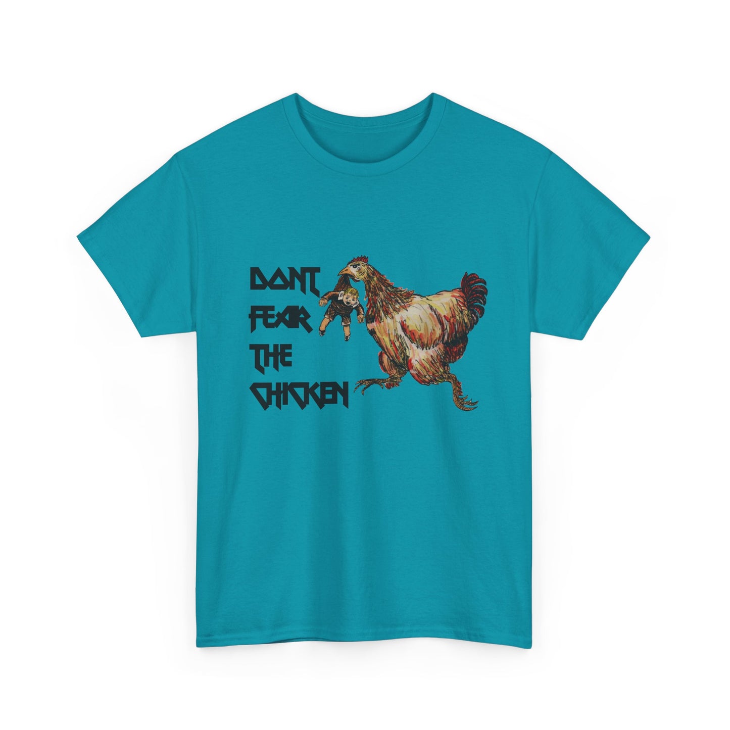Don't Fear the Chicken Unisex Heavy Cotton Tee