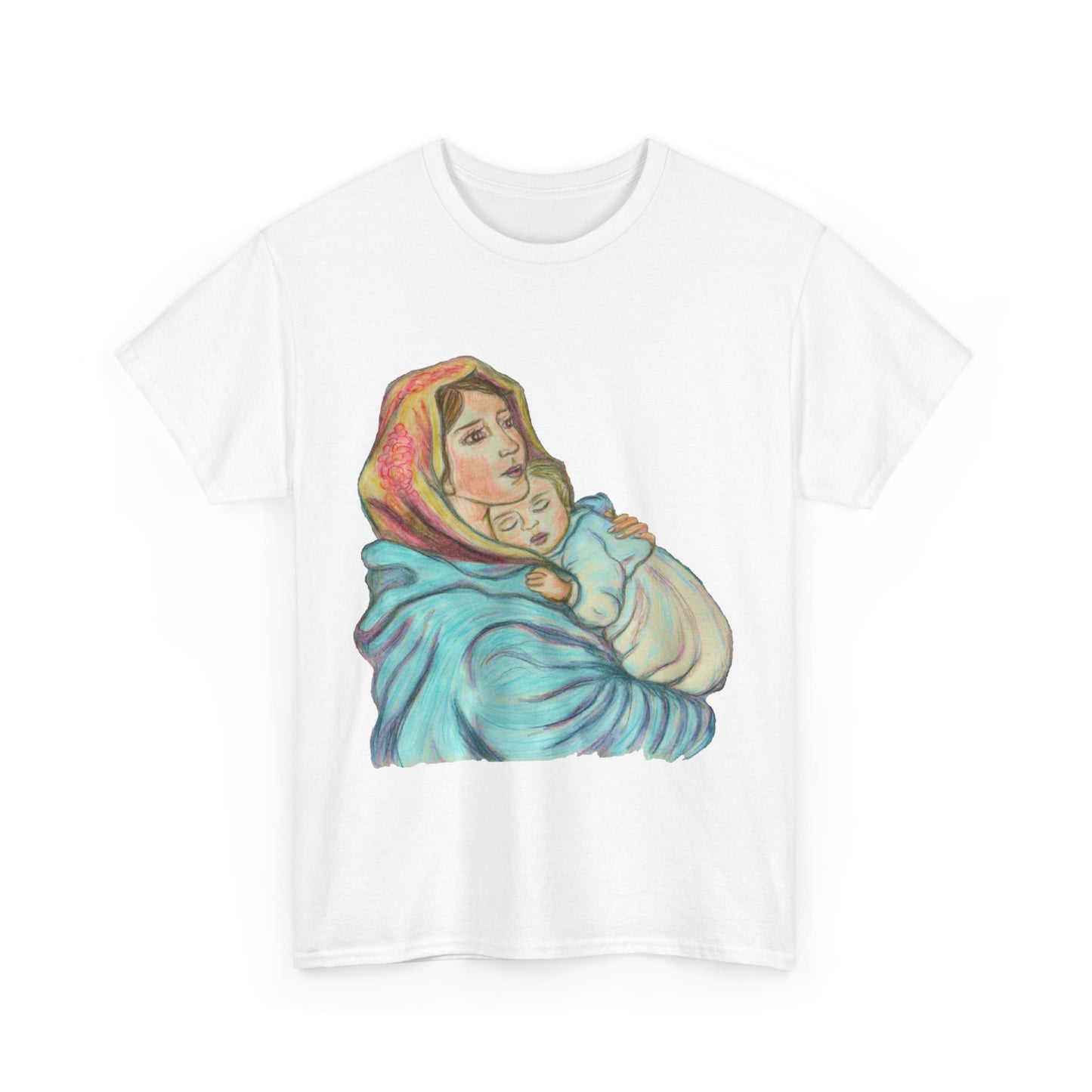Mother and Child Unisex Heavy Cotton Tee