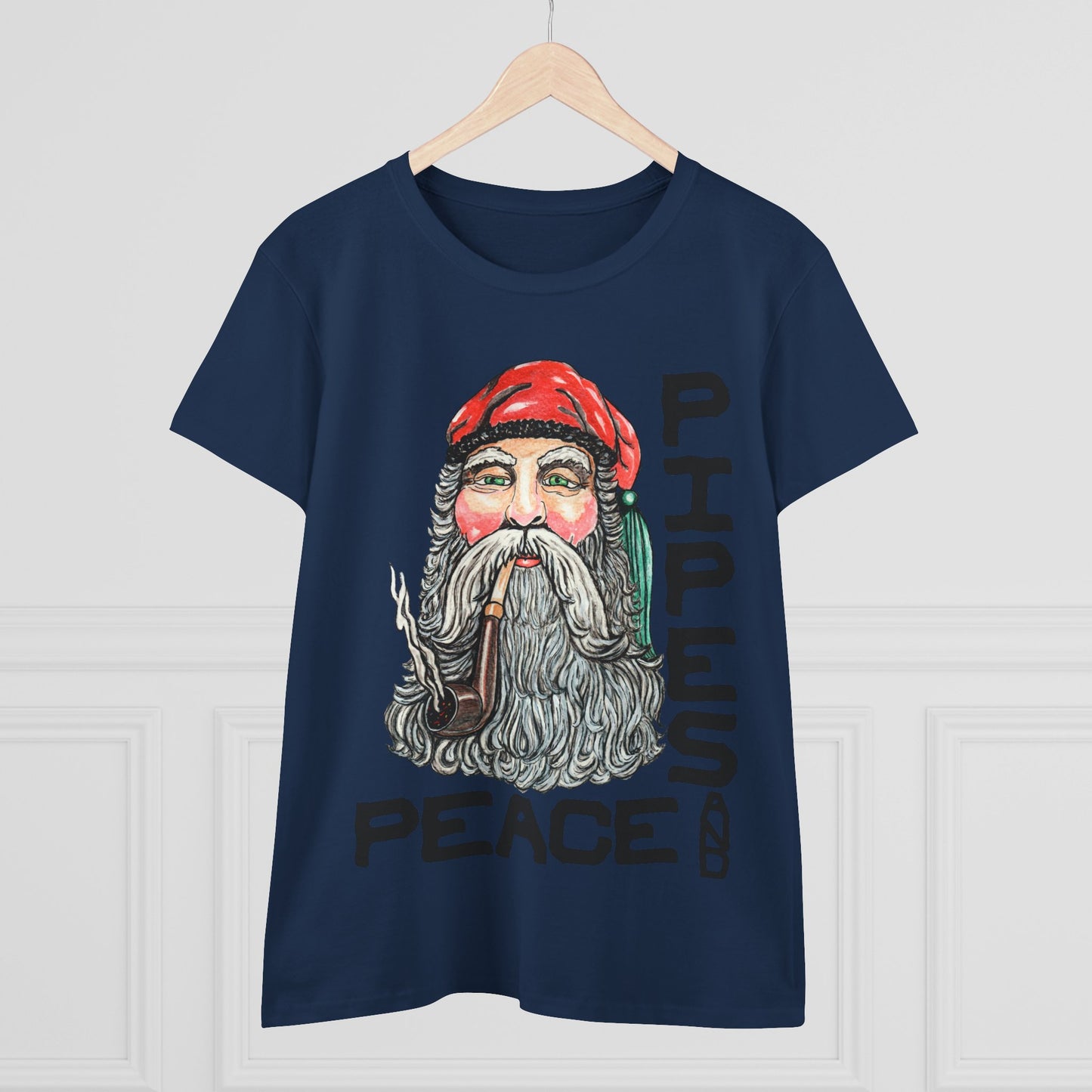 Pipes and Peace Women's Midweight Cotton Tee