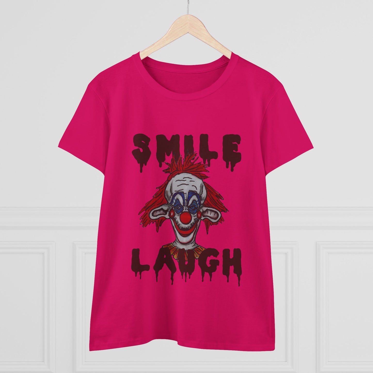 Smile, Laugh Women's Midweight Cotton Tee