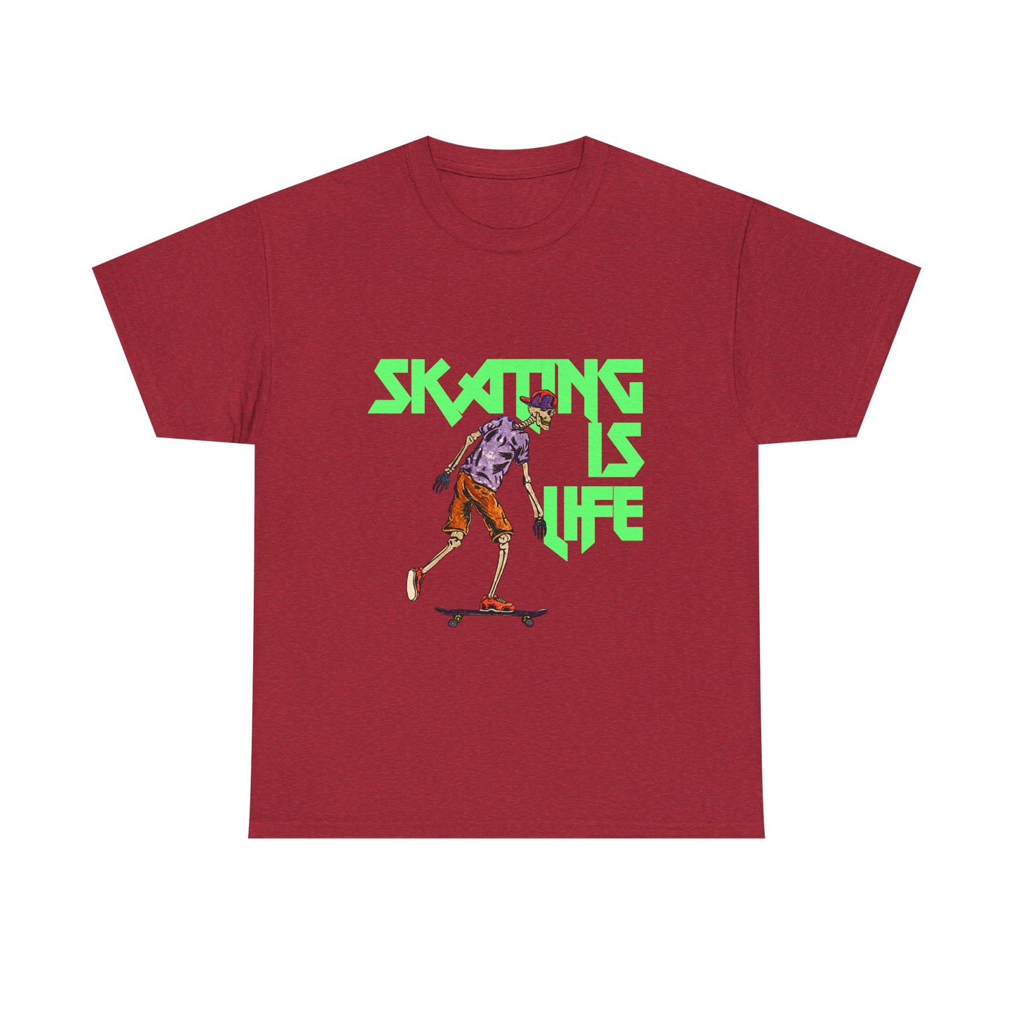 Skating is Life Unisex Heavy Cotton Tee